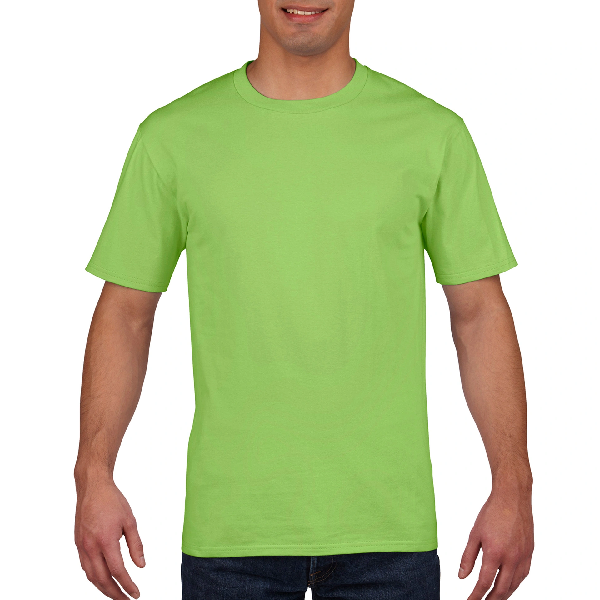Футболка Premium Cotton 185 - lime / 2XL