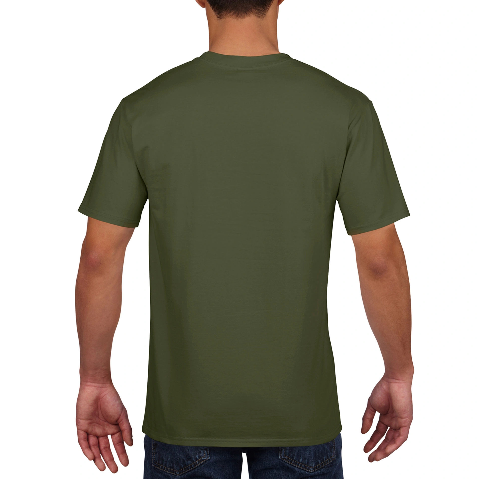 Футболка Premium Cotton 185 - military green / 2XL