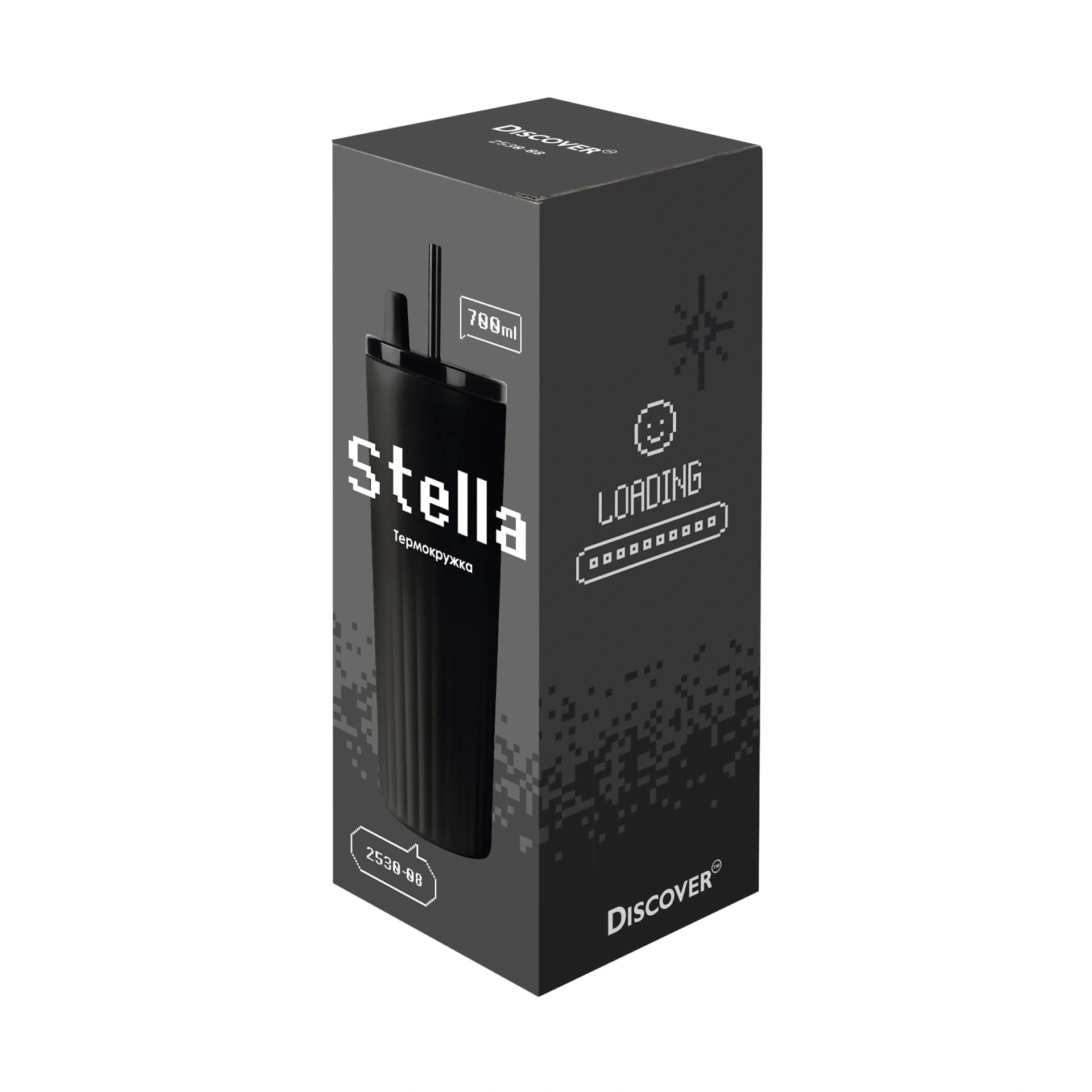 Термокружка Stella, TM Discover - чорний