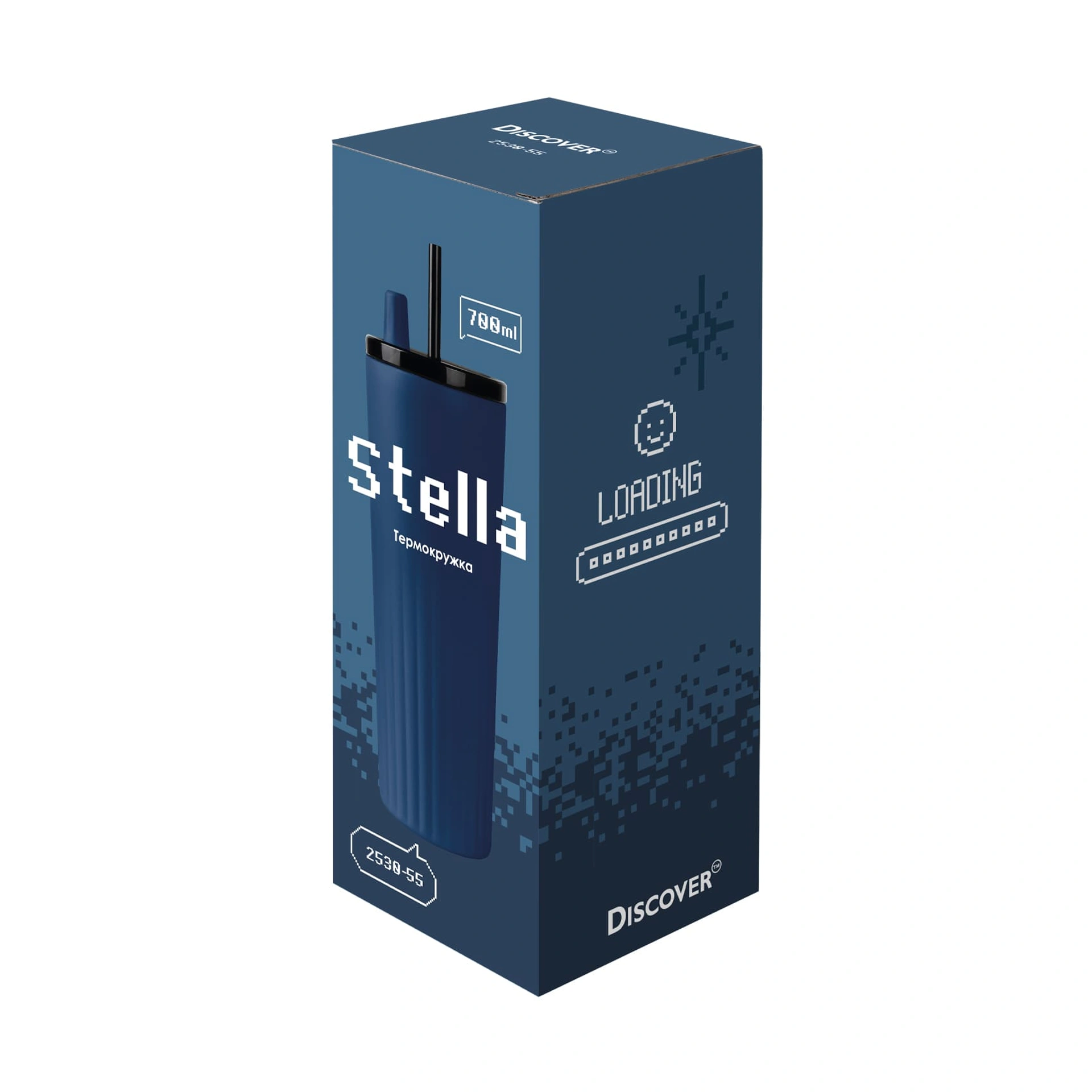 Термокружка Stella, TM Discover - темно-синій