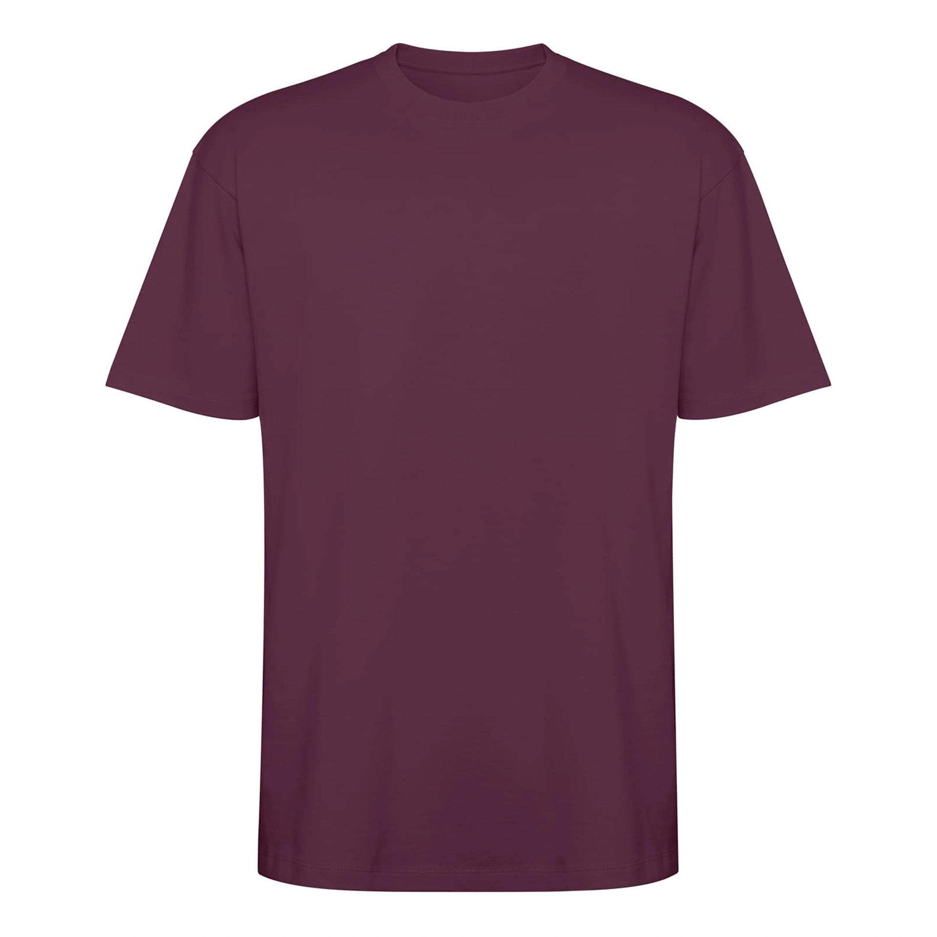 Футболка оверсайз Bull 210 - plum red / 2XL