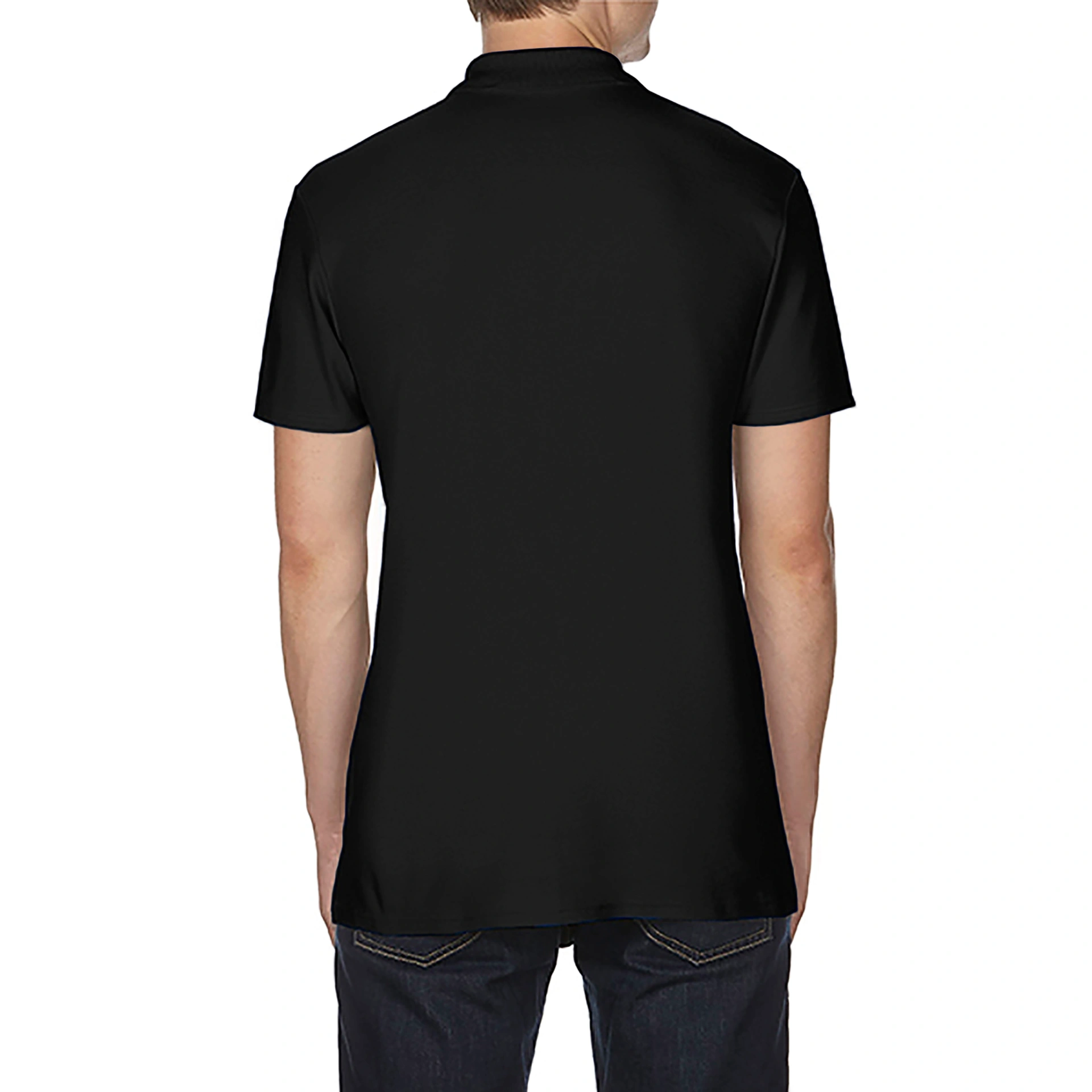 Поло SoftStyle 177, TM Gildan - black / 2XL