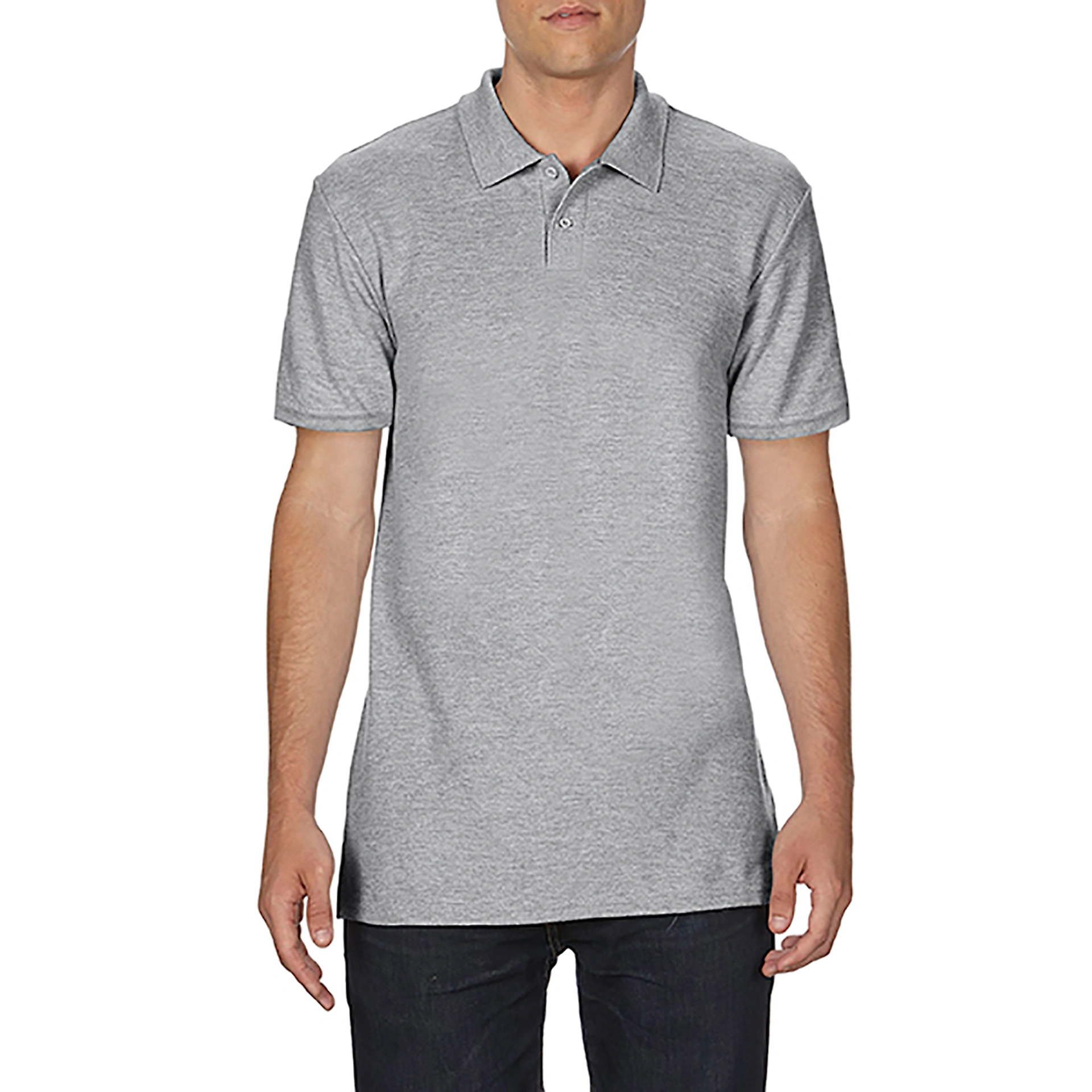Поло SoftStyle 177, TM Gildan - sport grey / 2XL