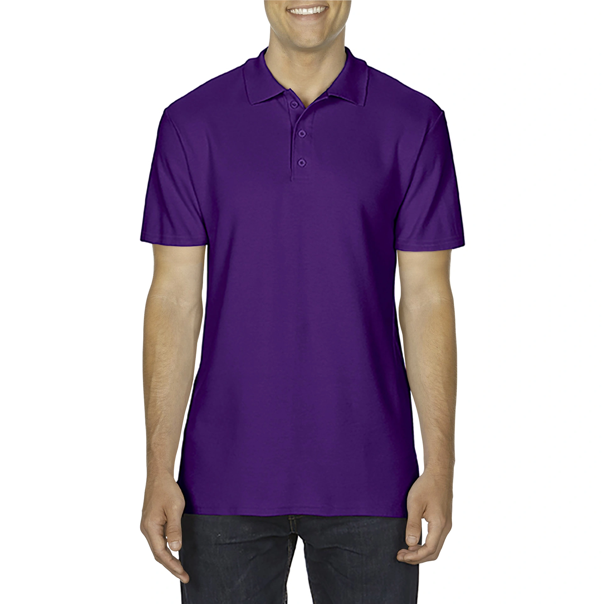 Поло SoftStyle 177, TM Gildan - purple / 2XL