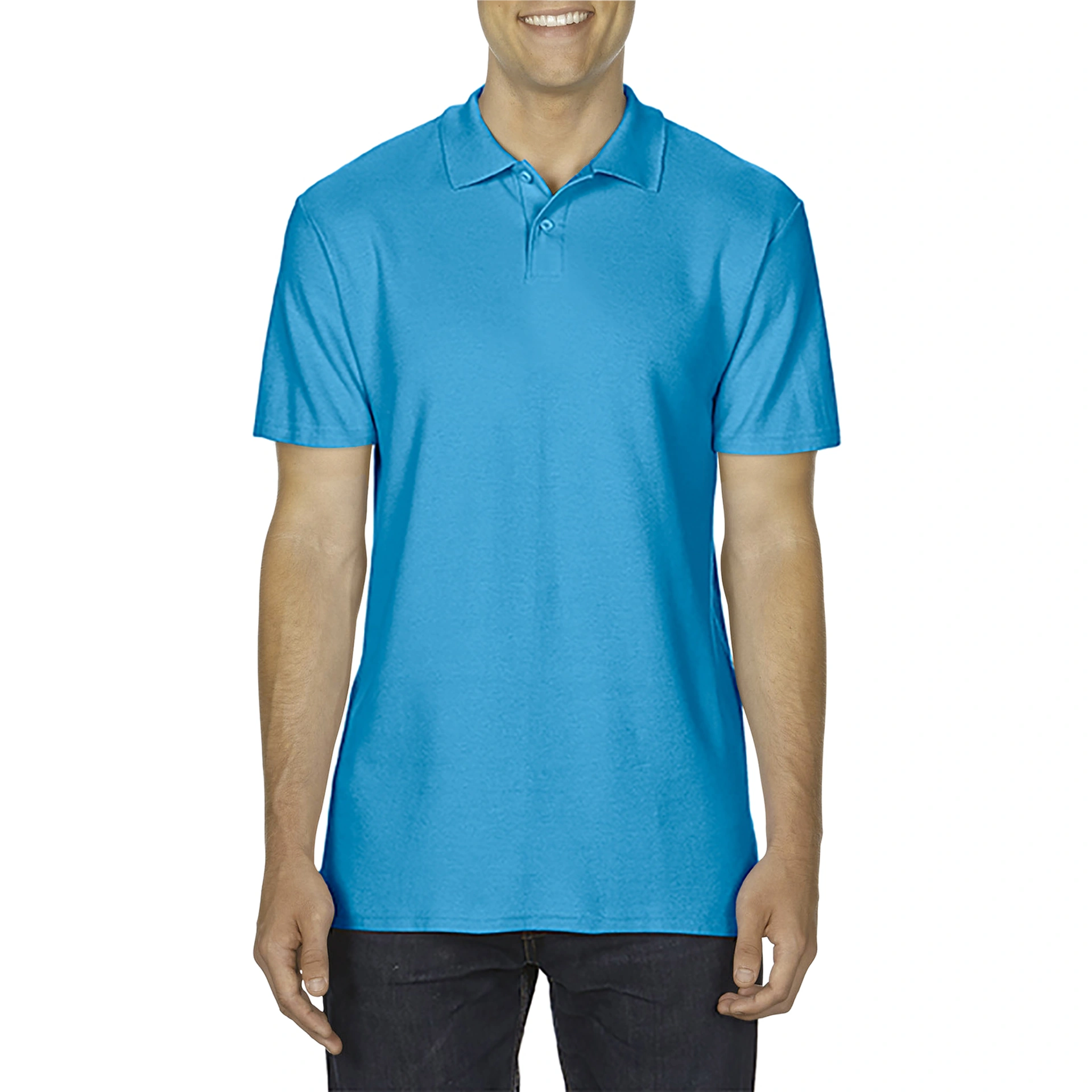 Поло SoftStyle 177, TM Gildan - sapphire / 2XL