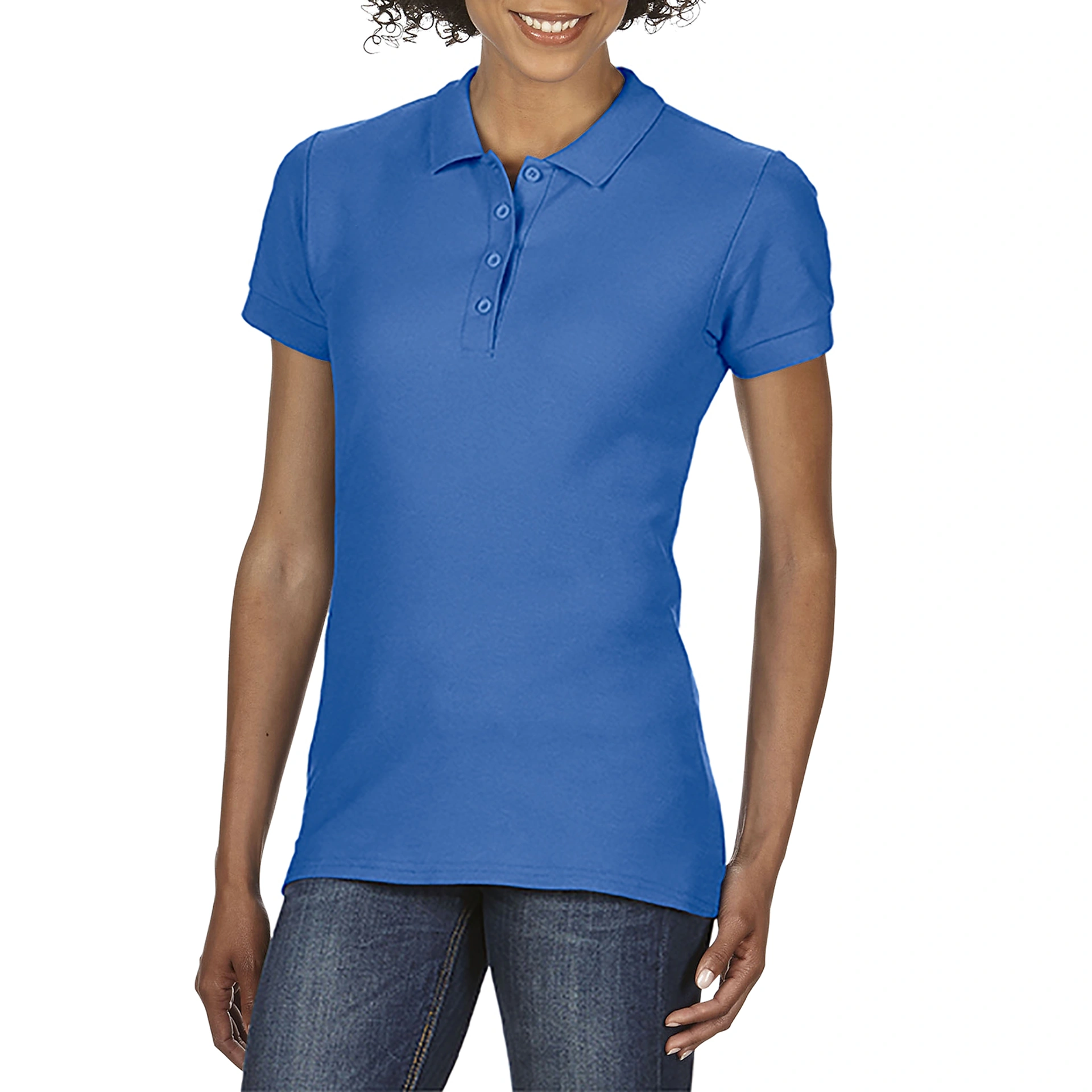 Поло жіноче SoftStyle 177, TM Gildan - royal / 2XL