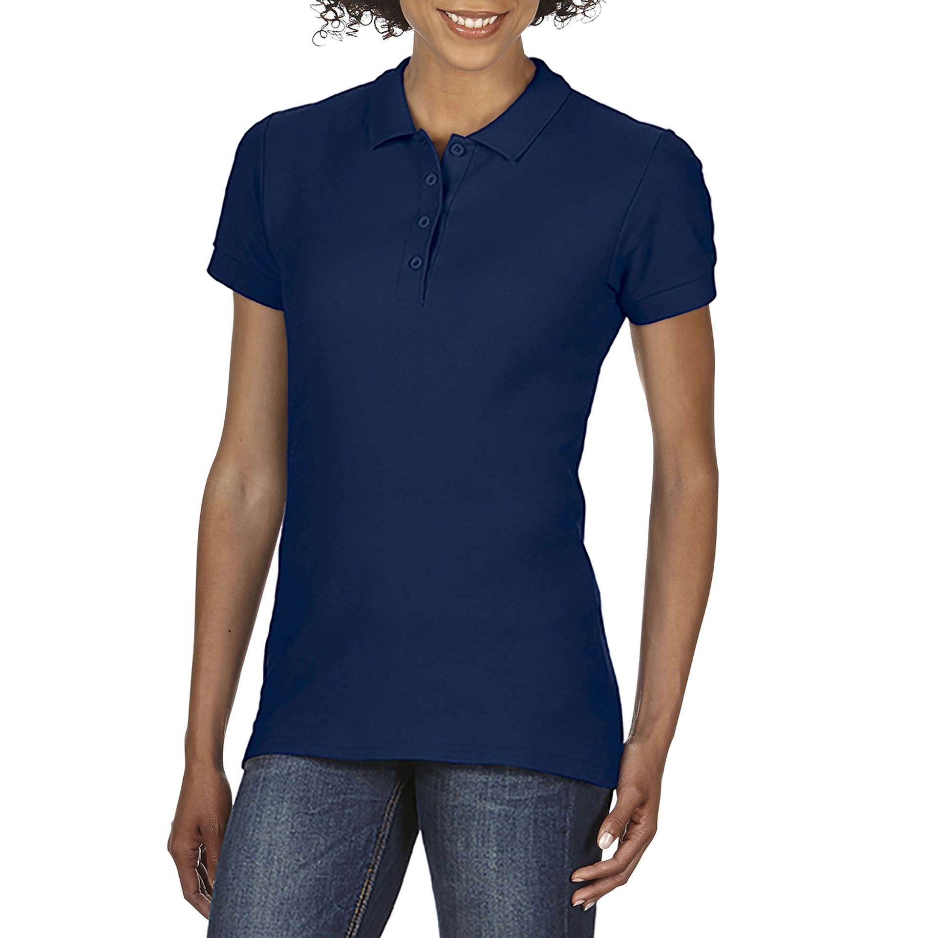 Поло жіноче SoftStyle 177, TM Gildan - navy / 2XL