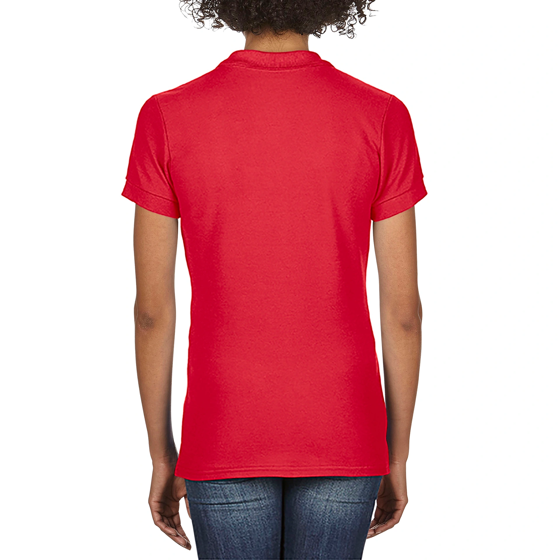 Поло жіноче SoftStyle 177, TM Gildan - red / 2XL