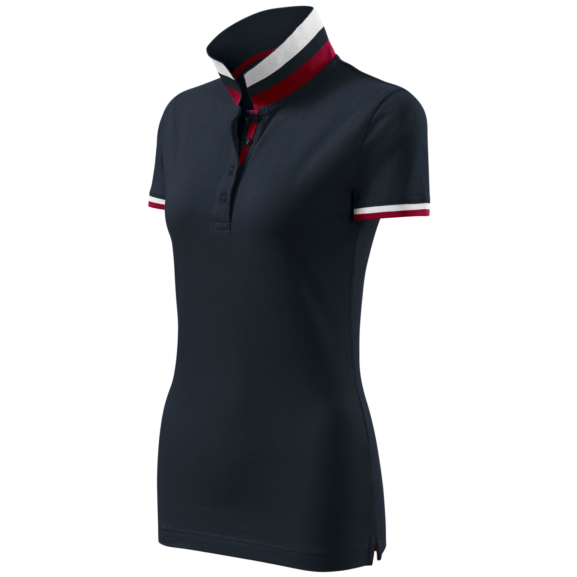 Поло жіноче Collar Up 215, TM Malfini - dark navy / 2XL