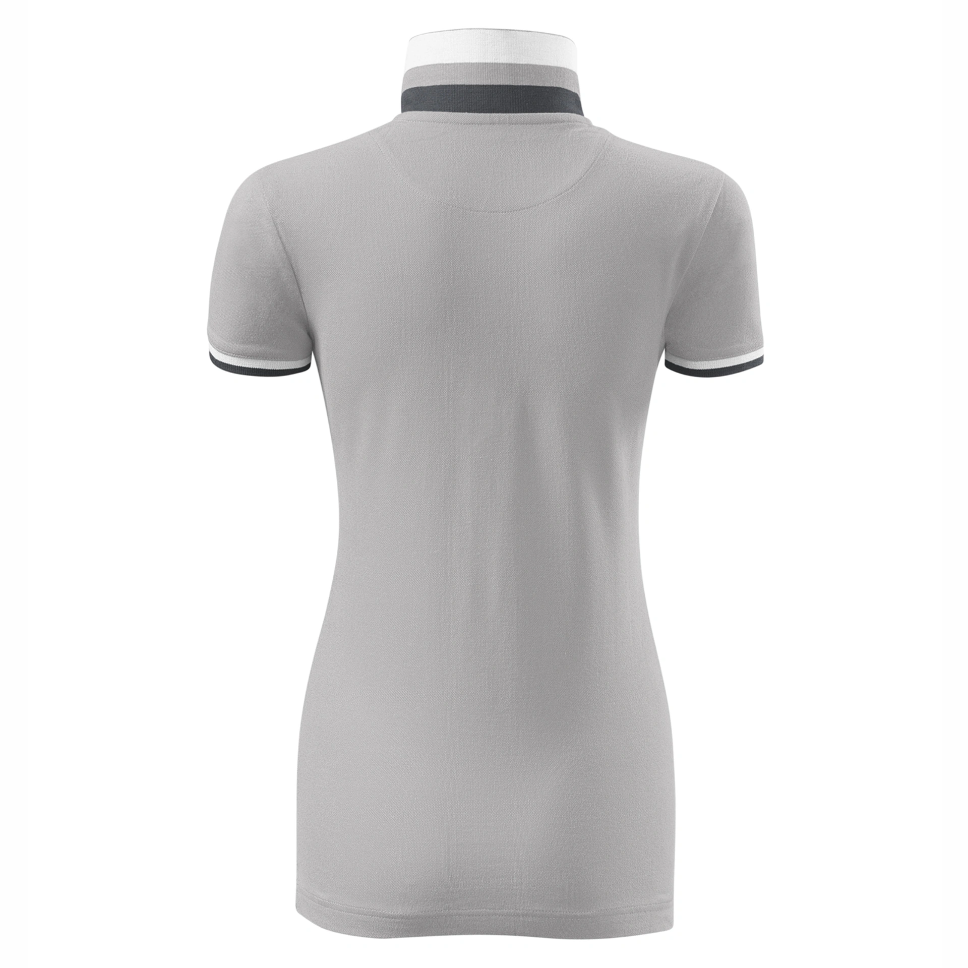 Поло жіноче Collar Up 215, TM Malfini - silver grey / 2XL