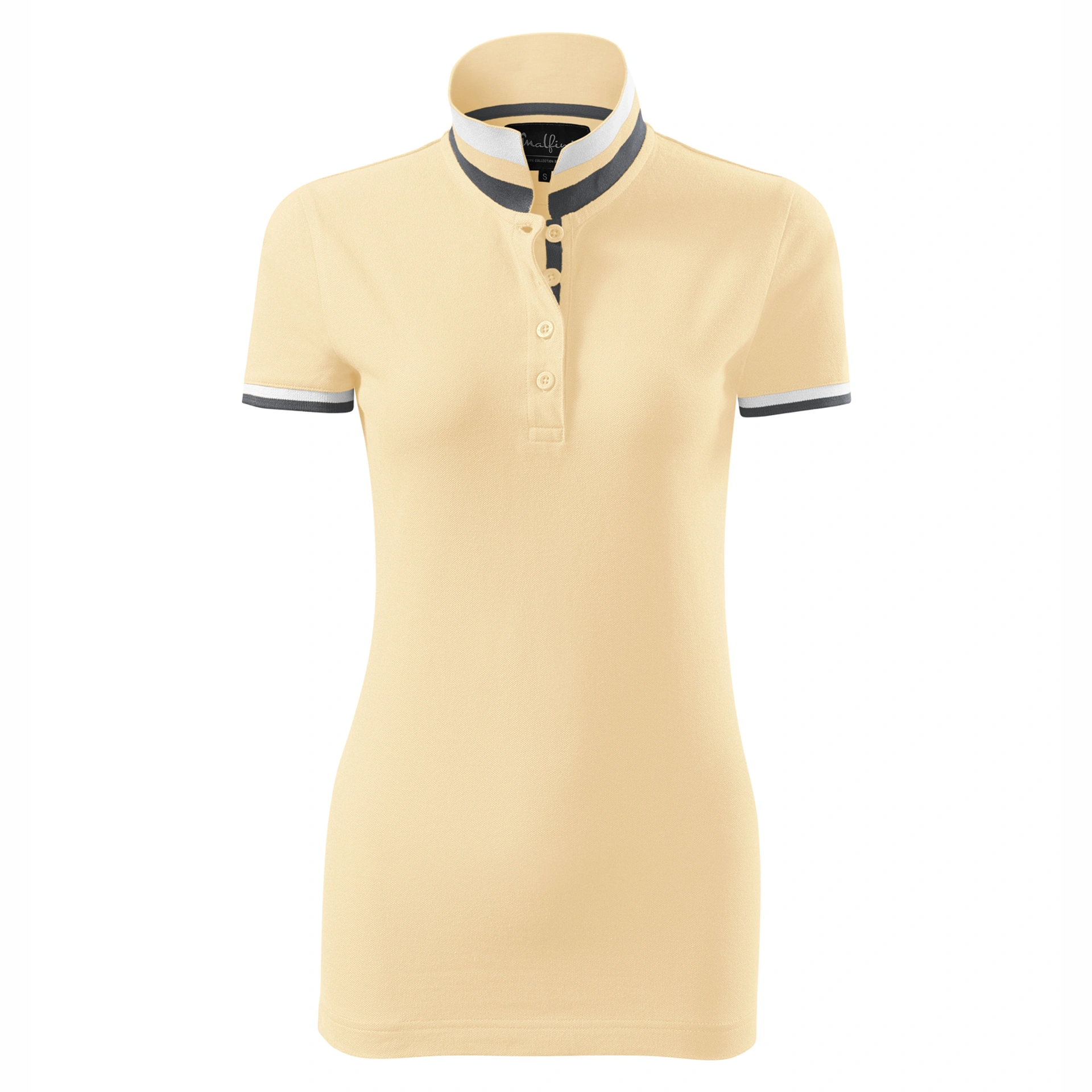 Поло жіноче Collar Up 215, TM Malfini - bourbon vanilla / 2XL