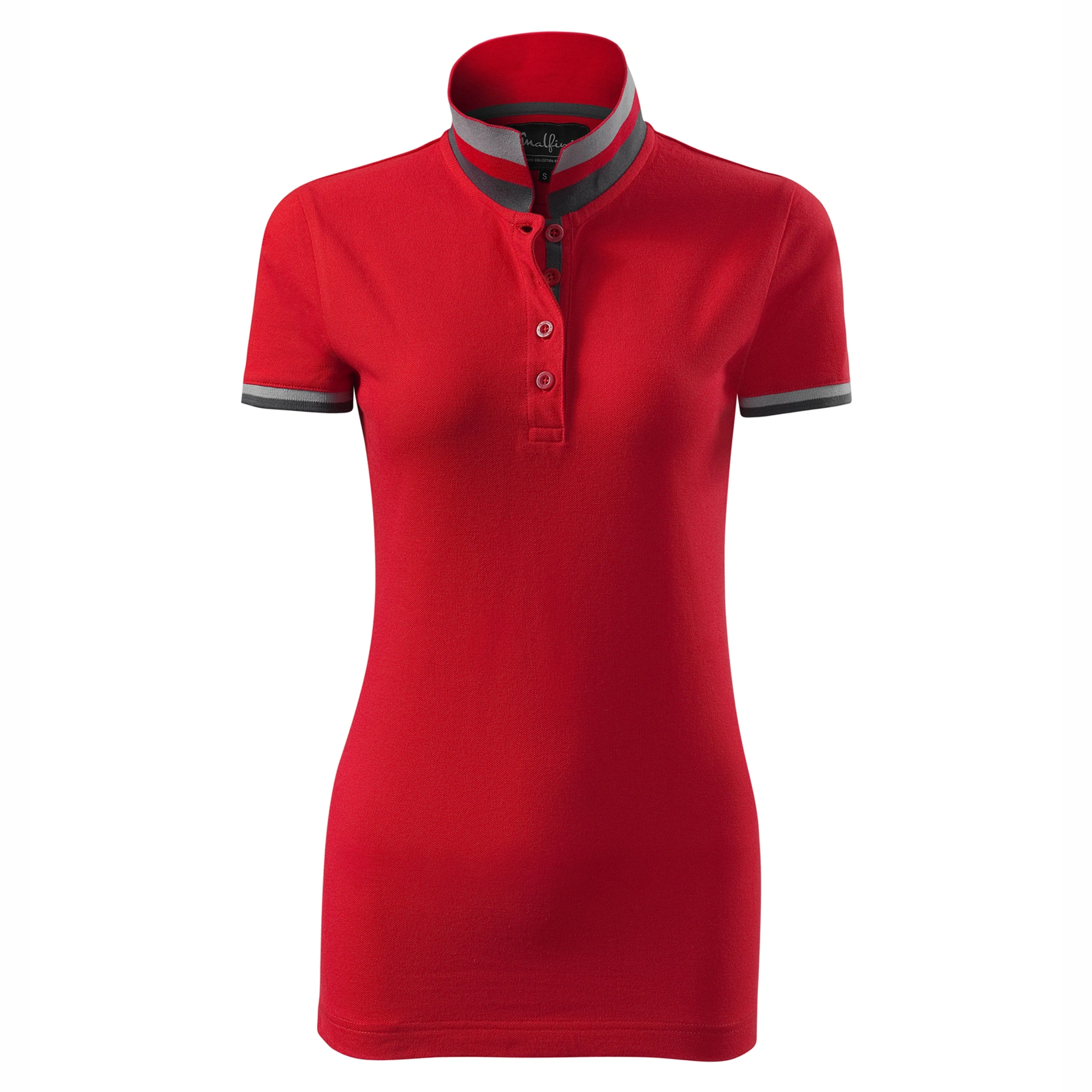 Поло жіноче Collar Up 215, TM Malfini - formula red / 2XL