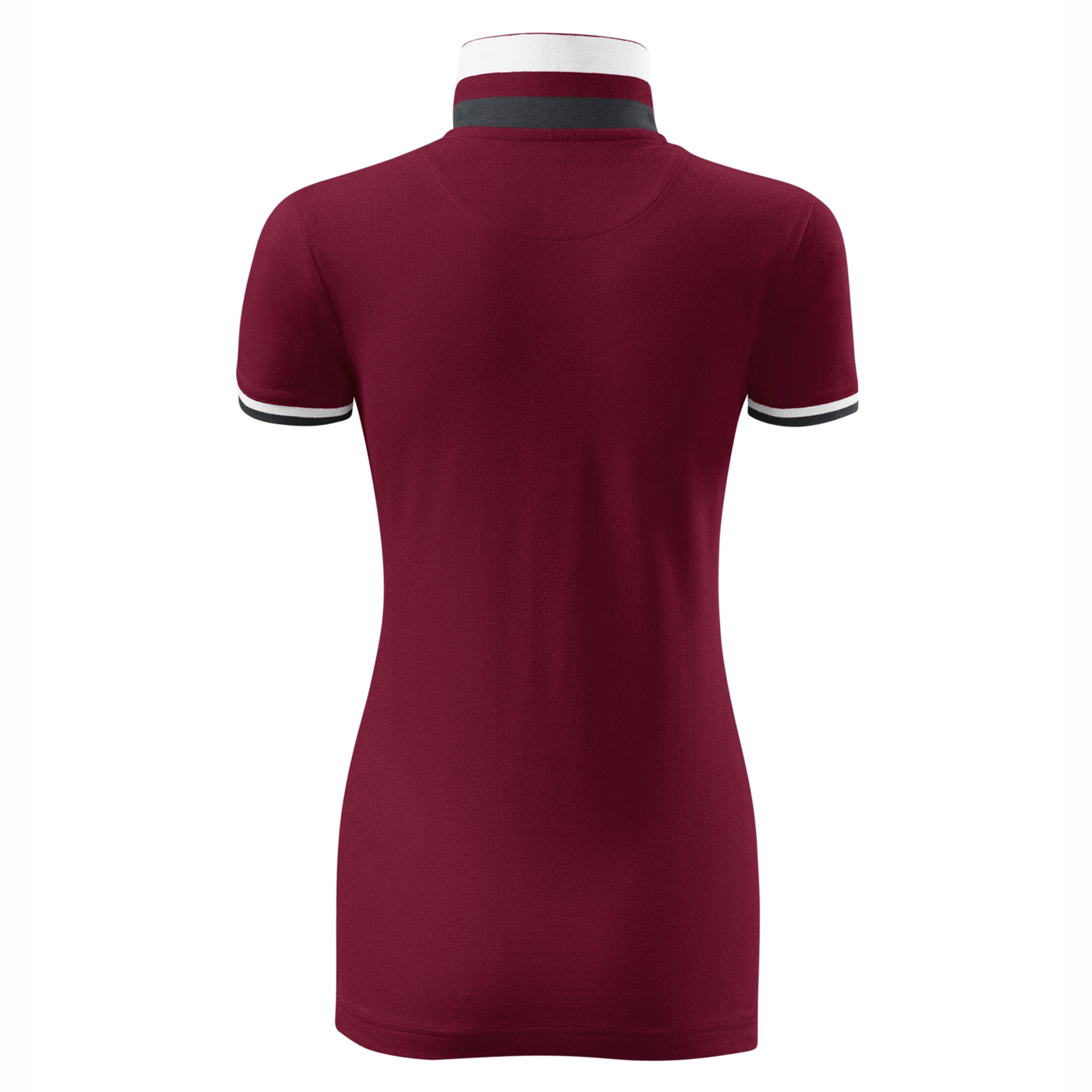 Поло жіноче Collar Up 215, TM Malfini - garnet / 2XL