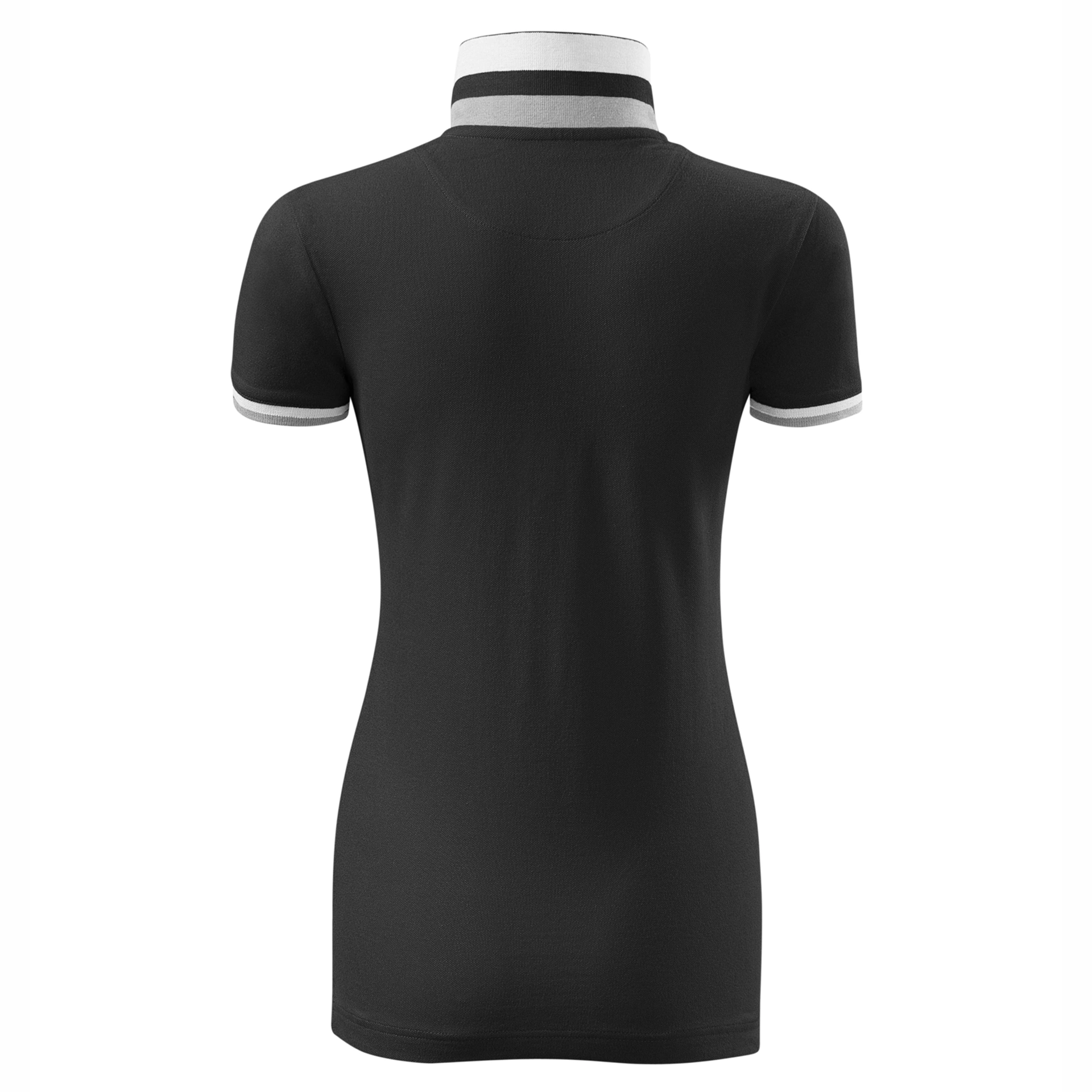 Поло жіноче Collar Up 215, TM Malfini - black / 2XL