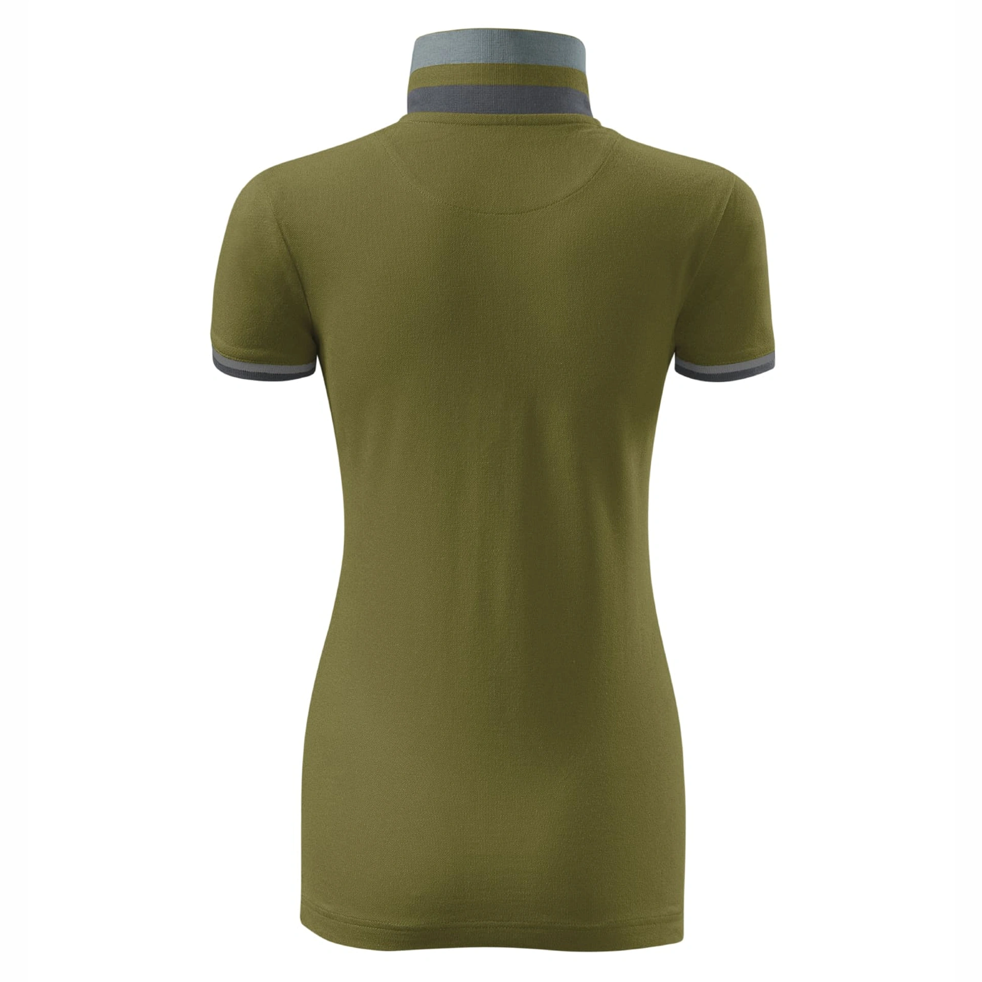 Поло жіноче Collar Up 215, TM Malfini - avocado green / 2XL