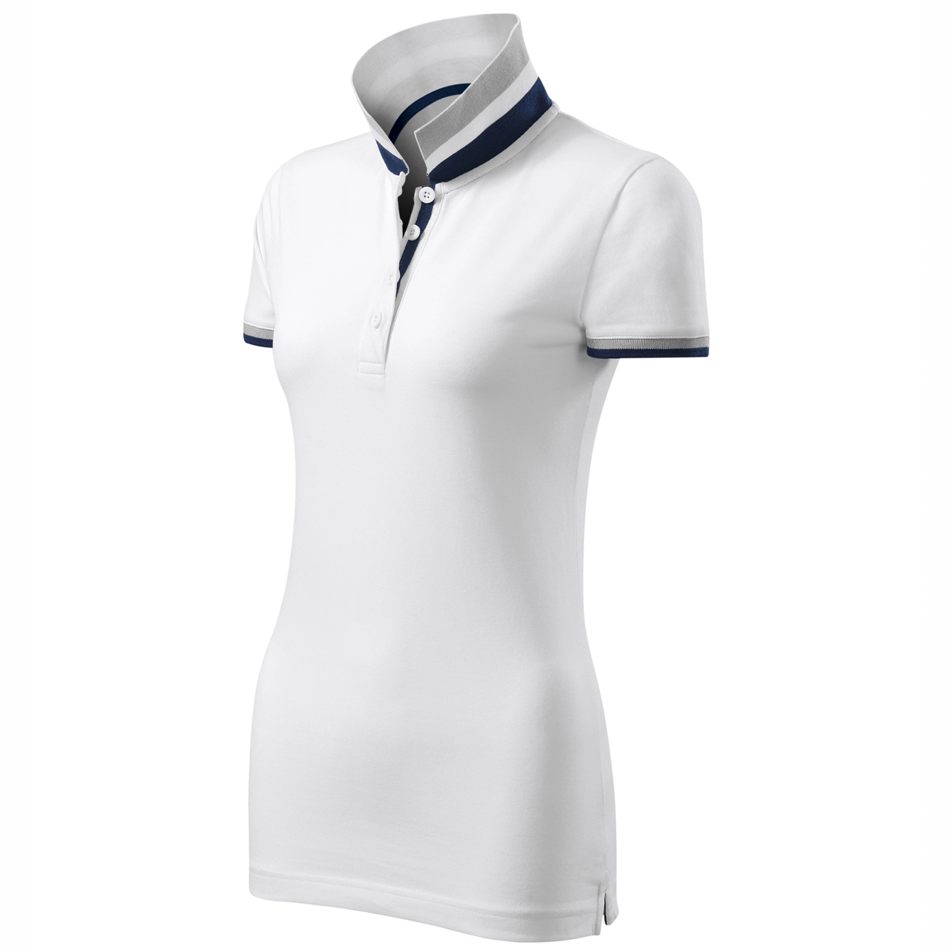 Поло жіноче Collar Up 215, TM Malfini - white / 2XL