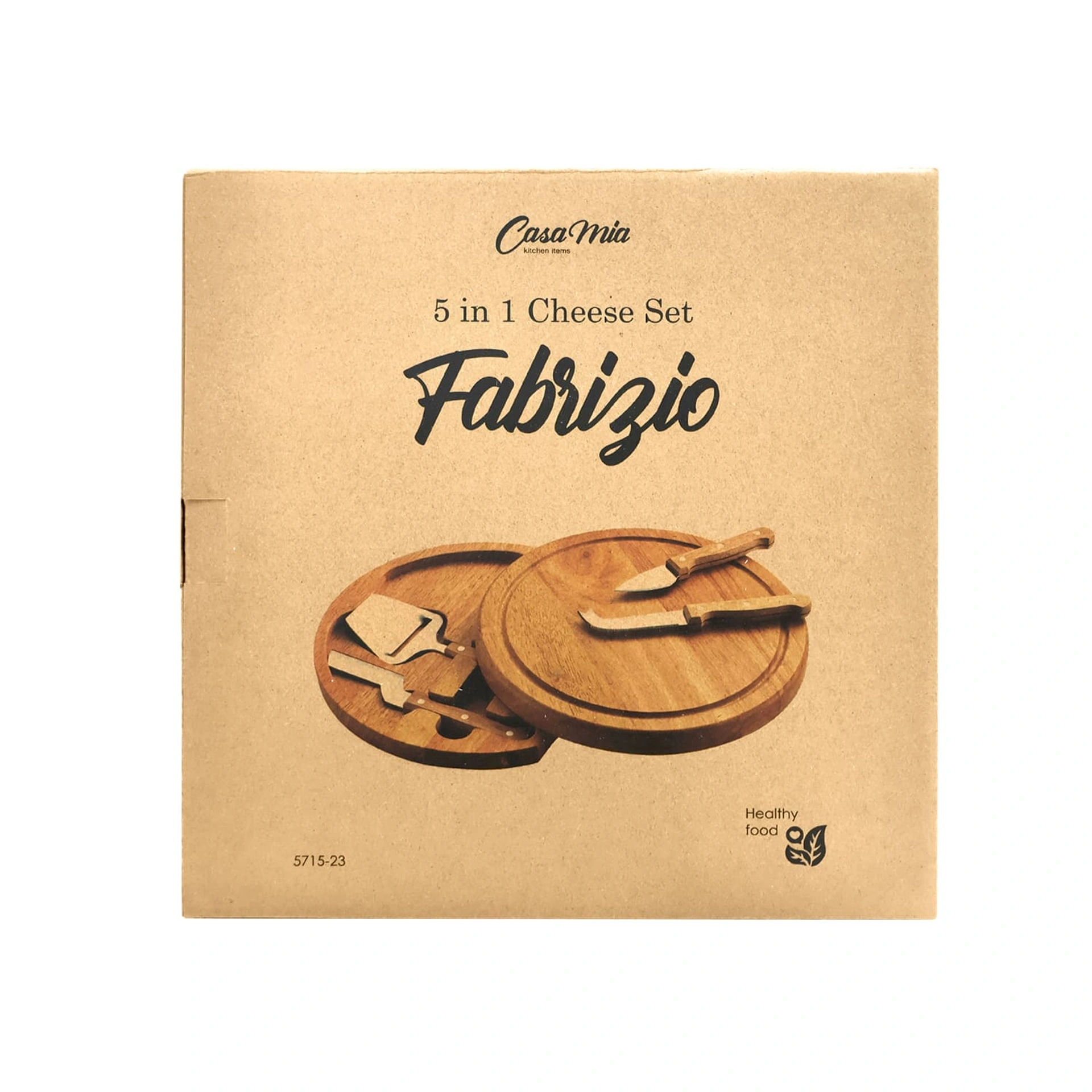 Набір для сиру Fabrizio, TM Casa Mia - натуральний (light wood)