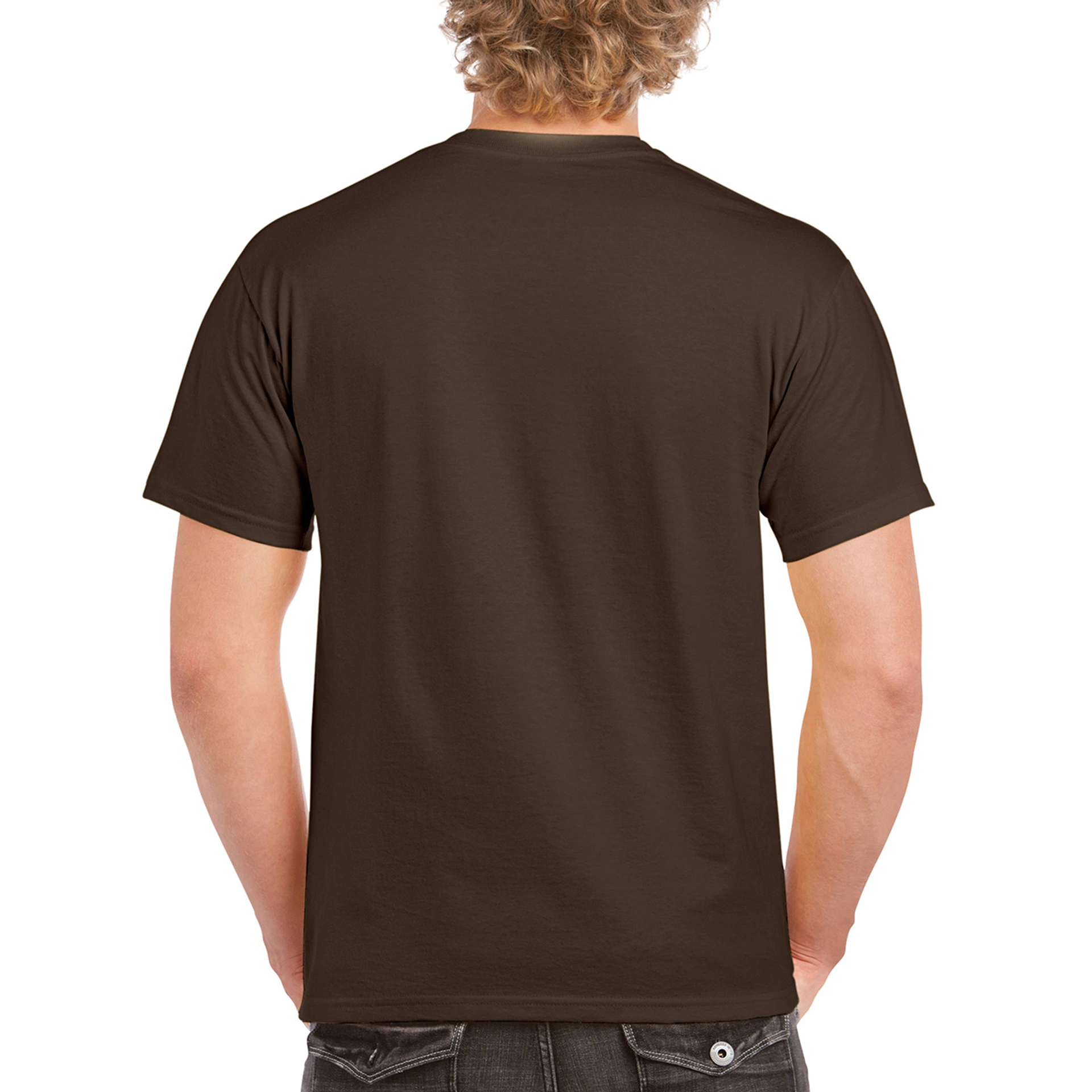 Футболка Heavy Cotton 180 - dark chocolate / 2XL