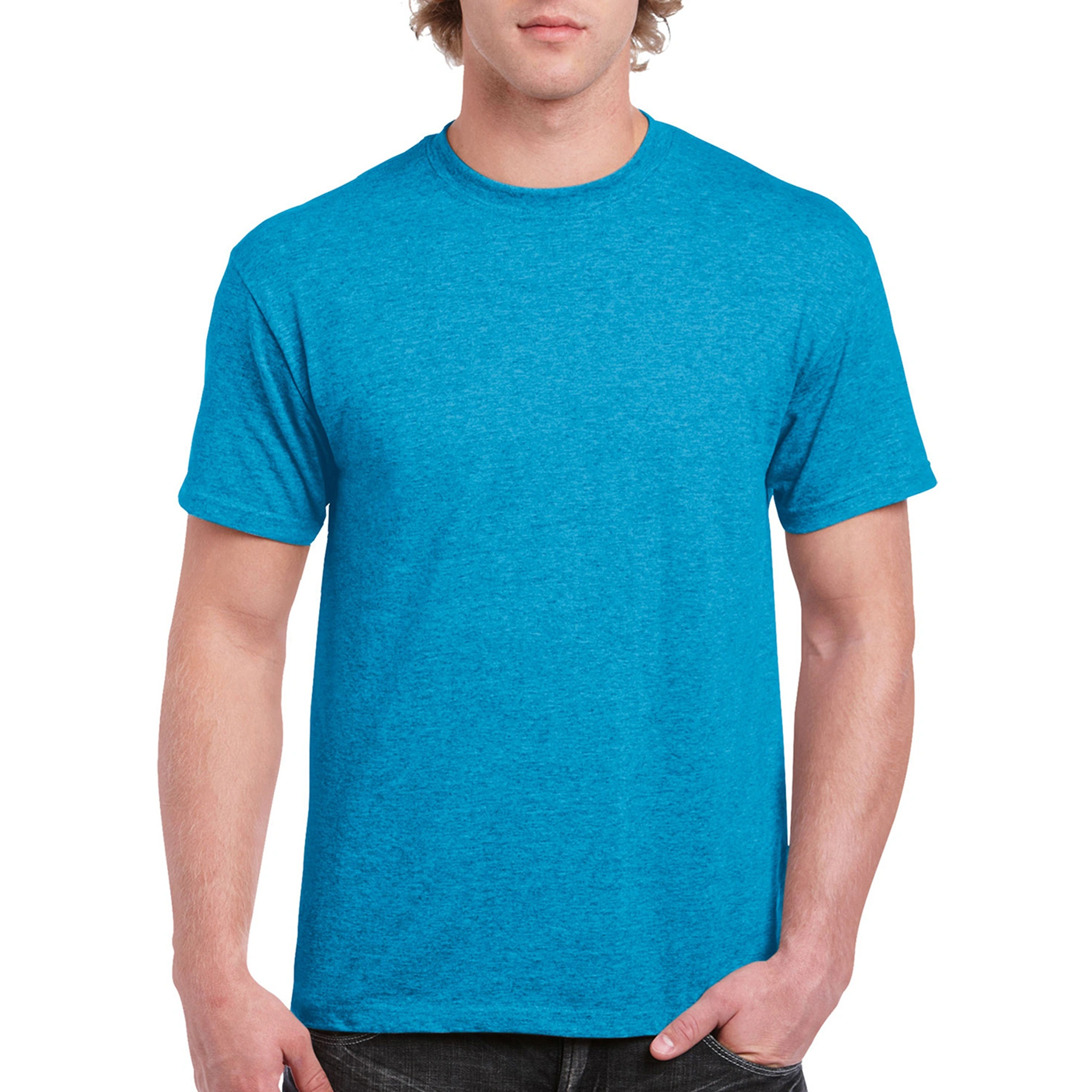 Футболка Heavy Cotton 180 - heather sapphire / 2XL
