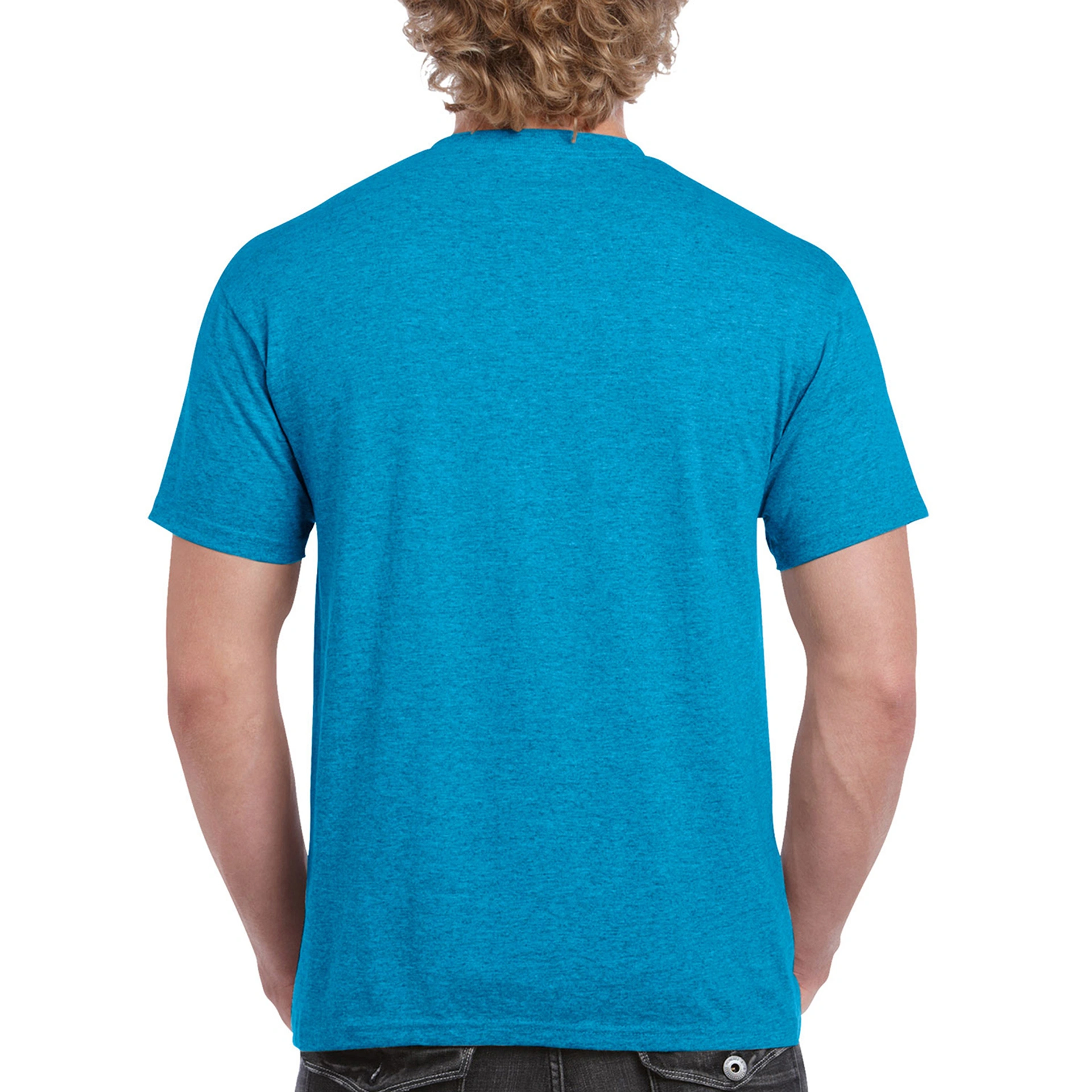 Футболка Heavy Cotton 180 - heather sapphire / 2XL