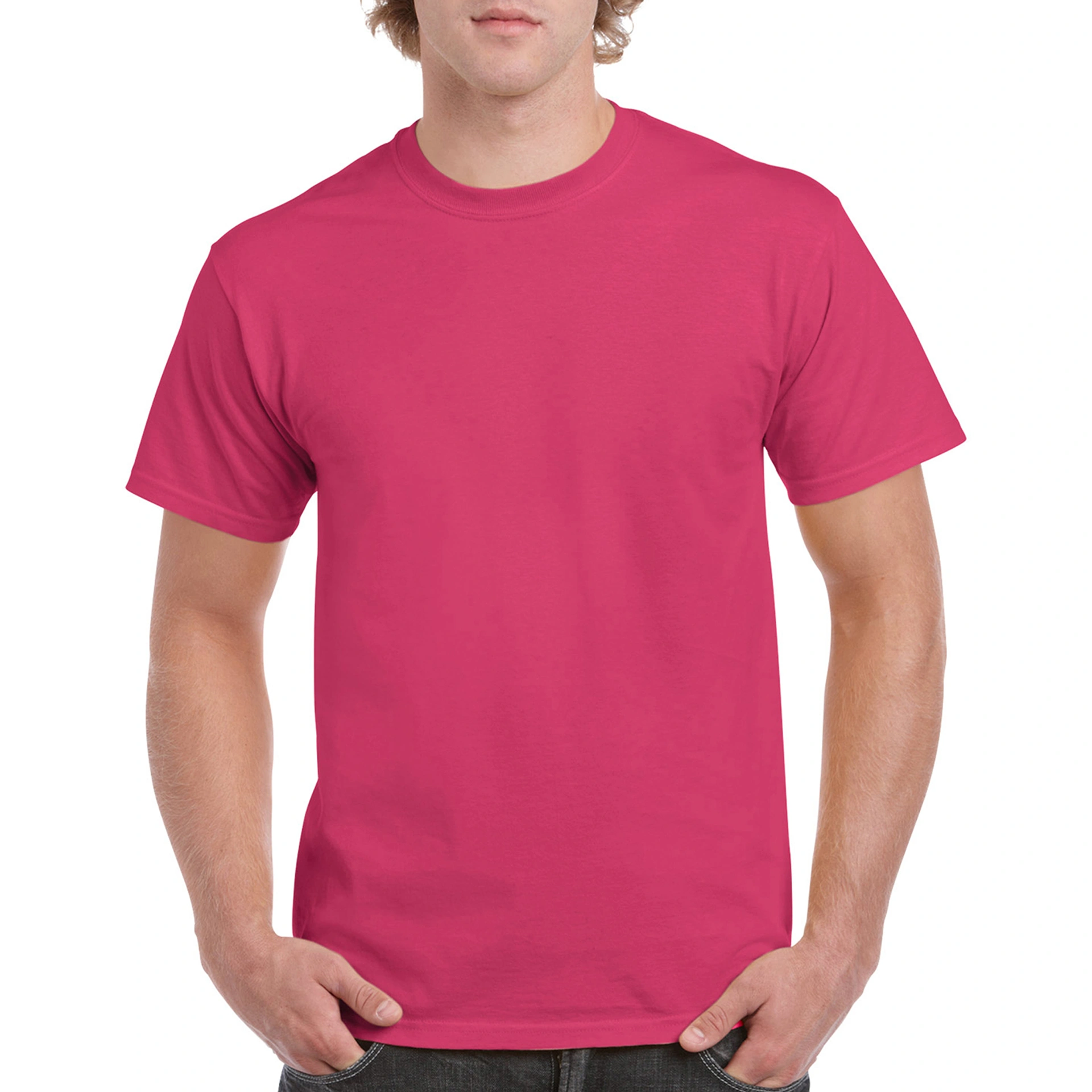Футболка Heavy Cotton 180 - heliconia / 2XL