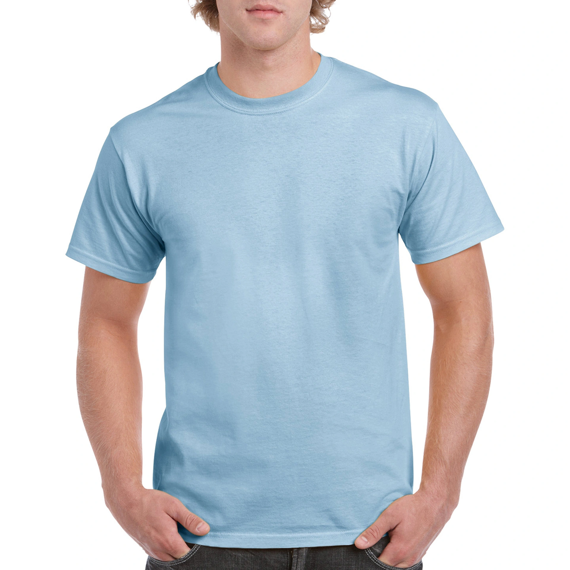 Футболка Heavy Cotton 180 - light blue / 2XL