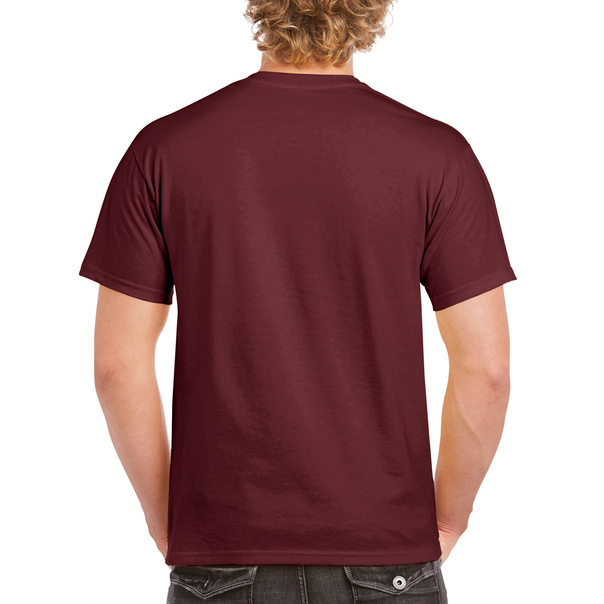 Футболка Heavy Cotton 180 - maroon / 2XL