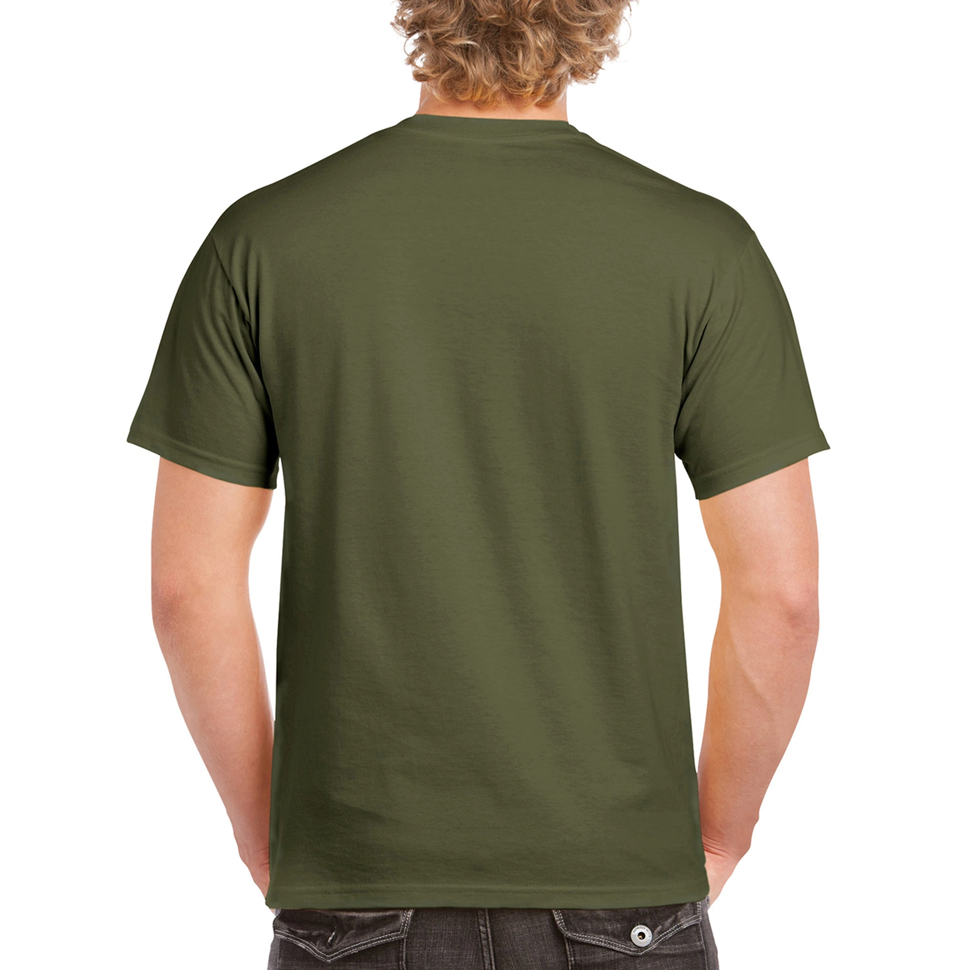 Футболка Heavy Cotton 180 - military green / 2XL