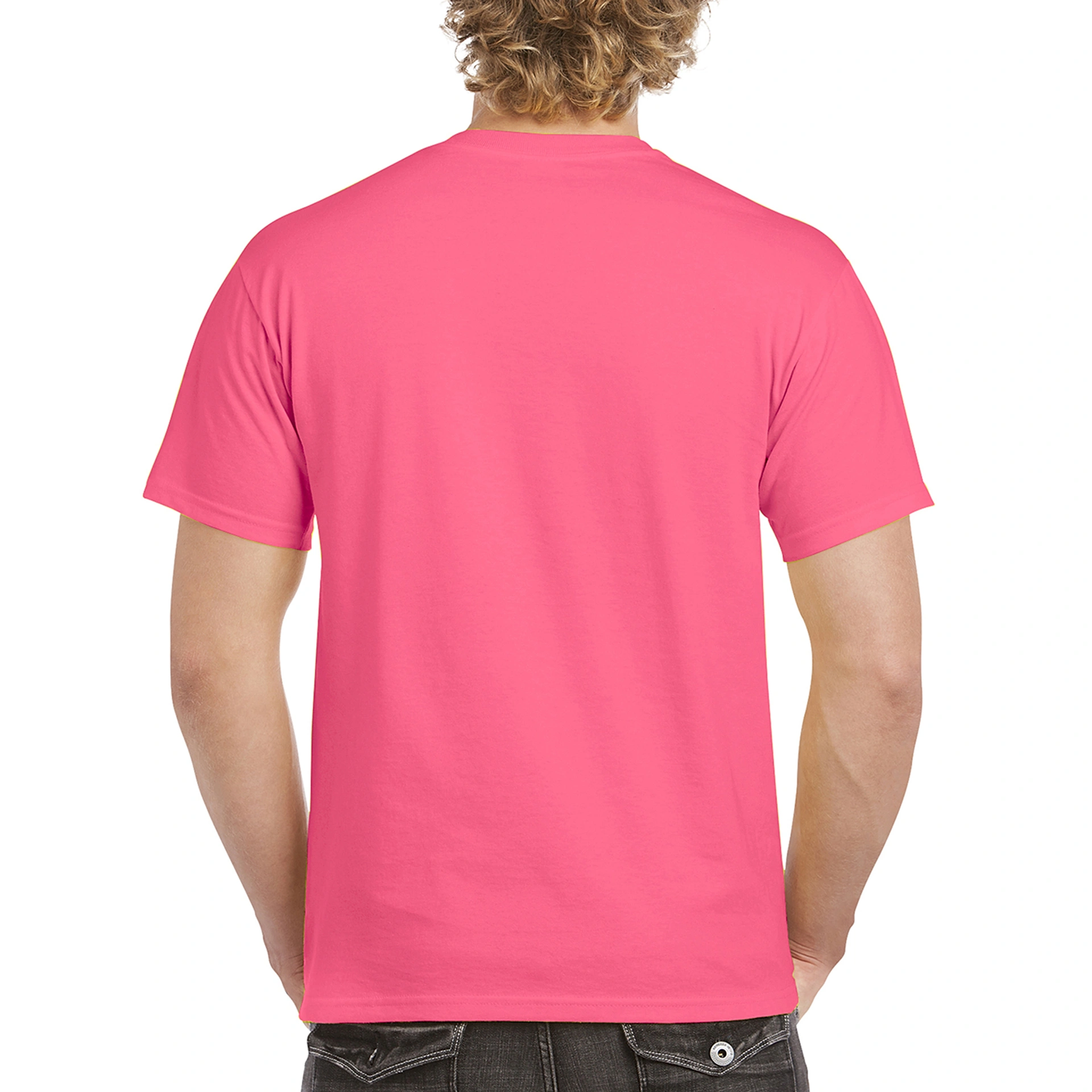 Футболка Heavy Cotton 180 - safety pink / 2XL