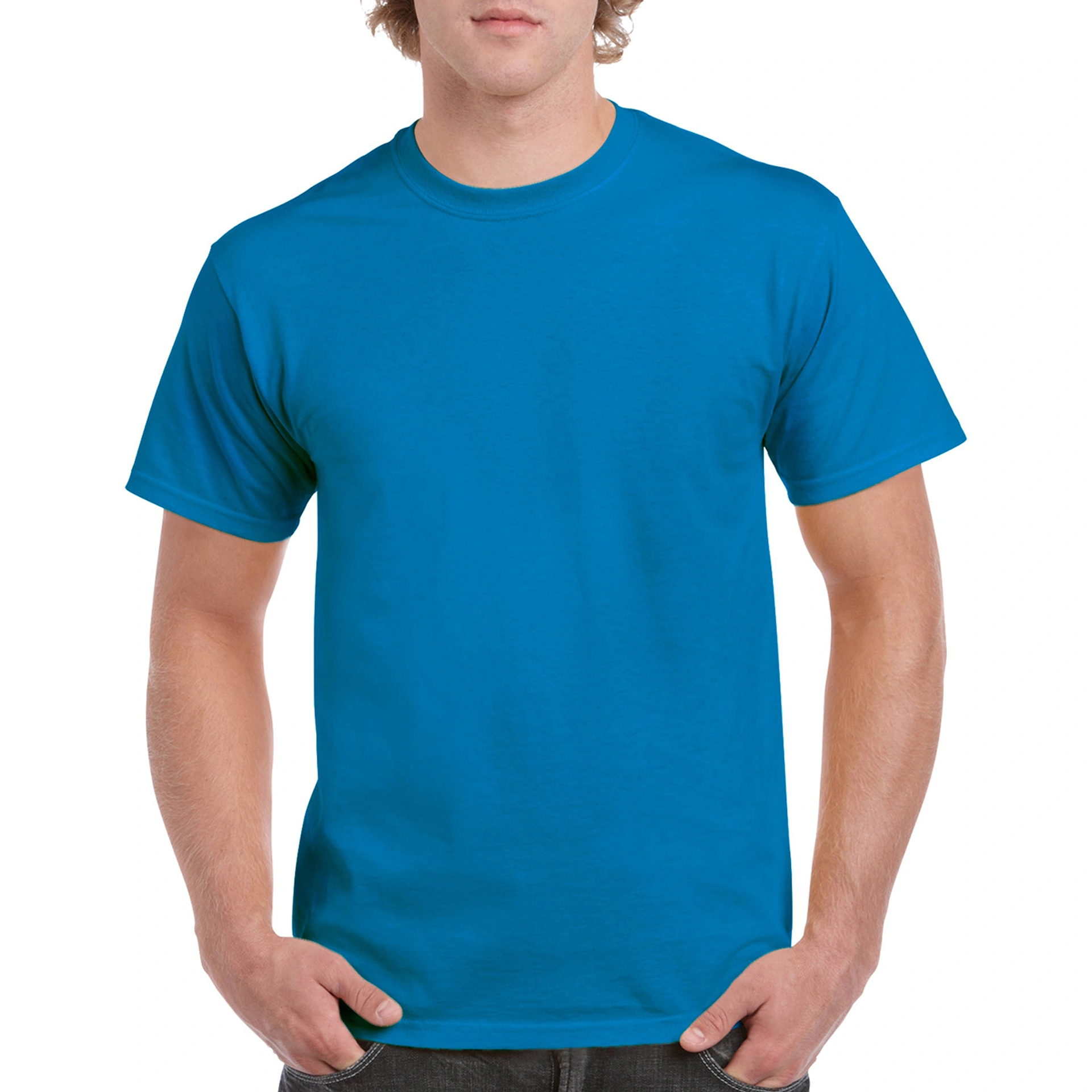 Футболка Heavy Cotton 180 - sapphire / 2XL
