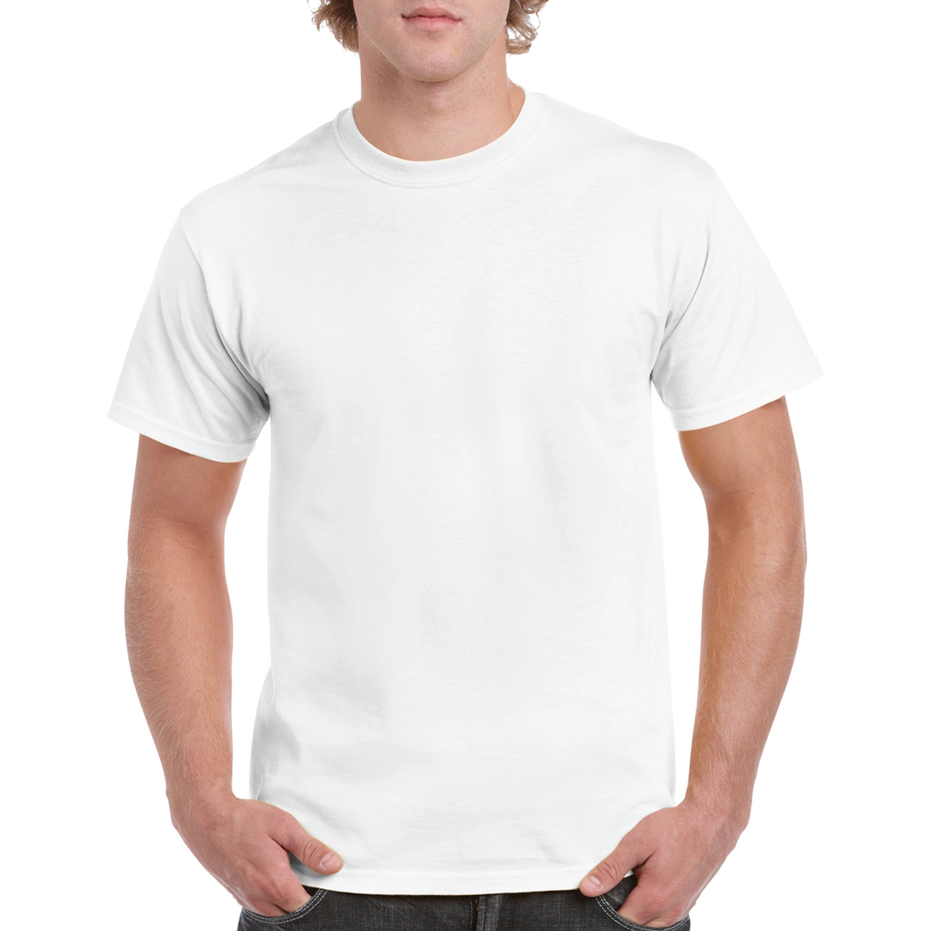 Футболка Heavy Cotton 180 - white / 2XL