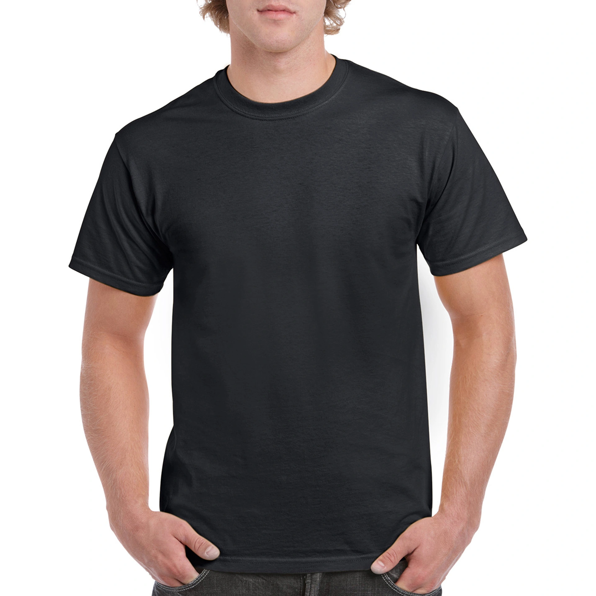 Футболка Heavy Cotton 180 - black / 2XL