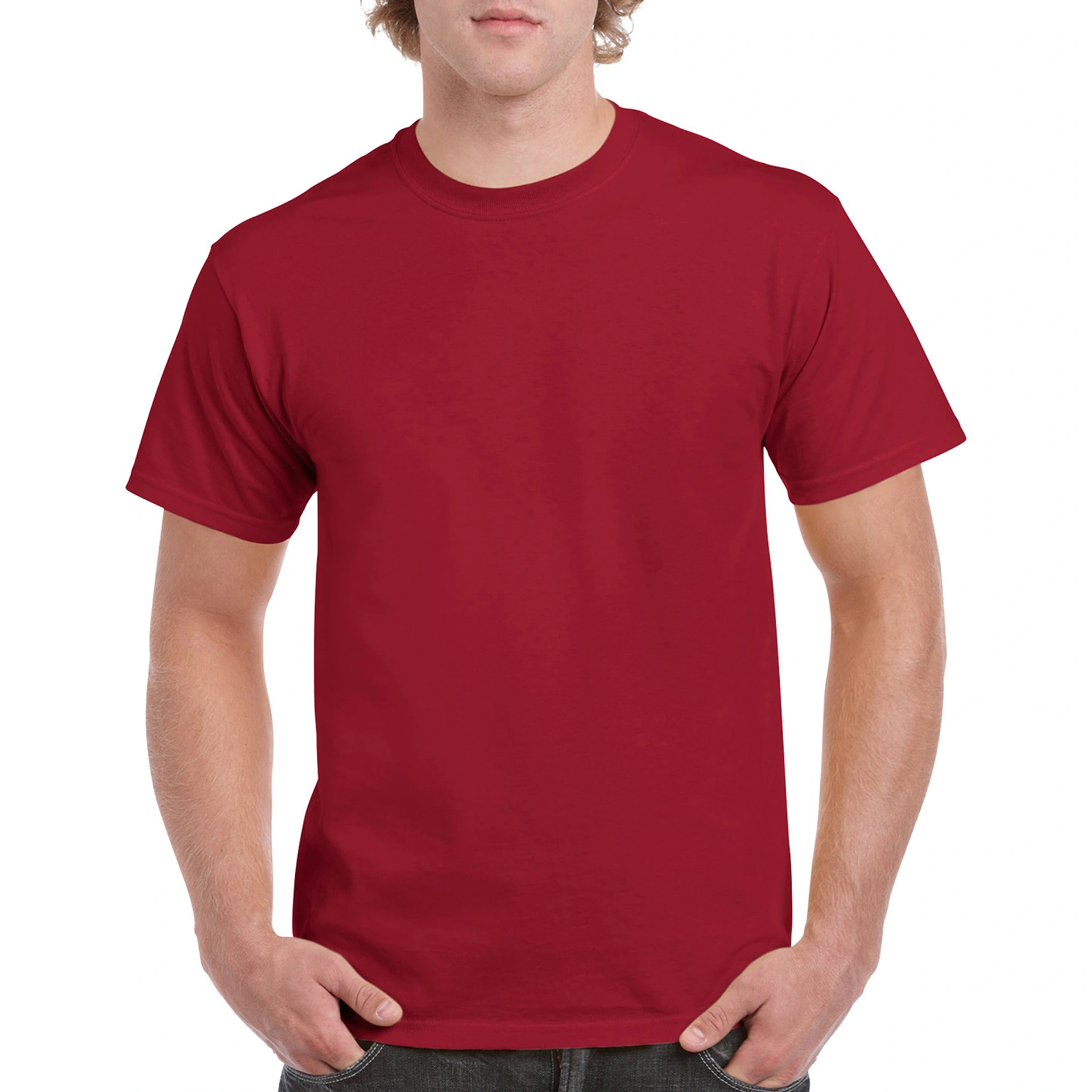 Футболка Heavy Cotton 180 - cardinal red / 2XL