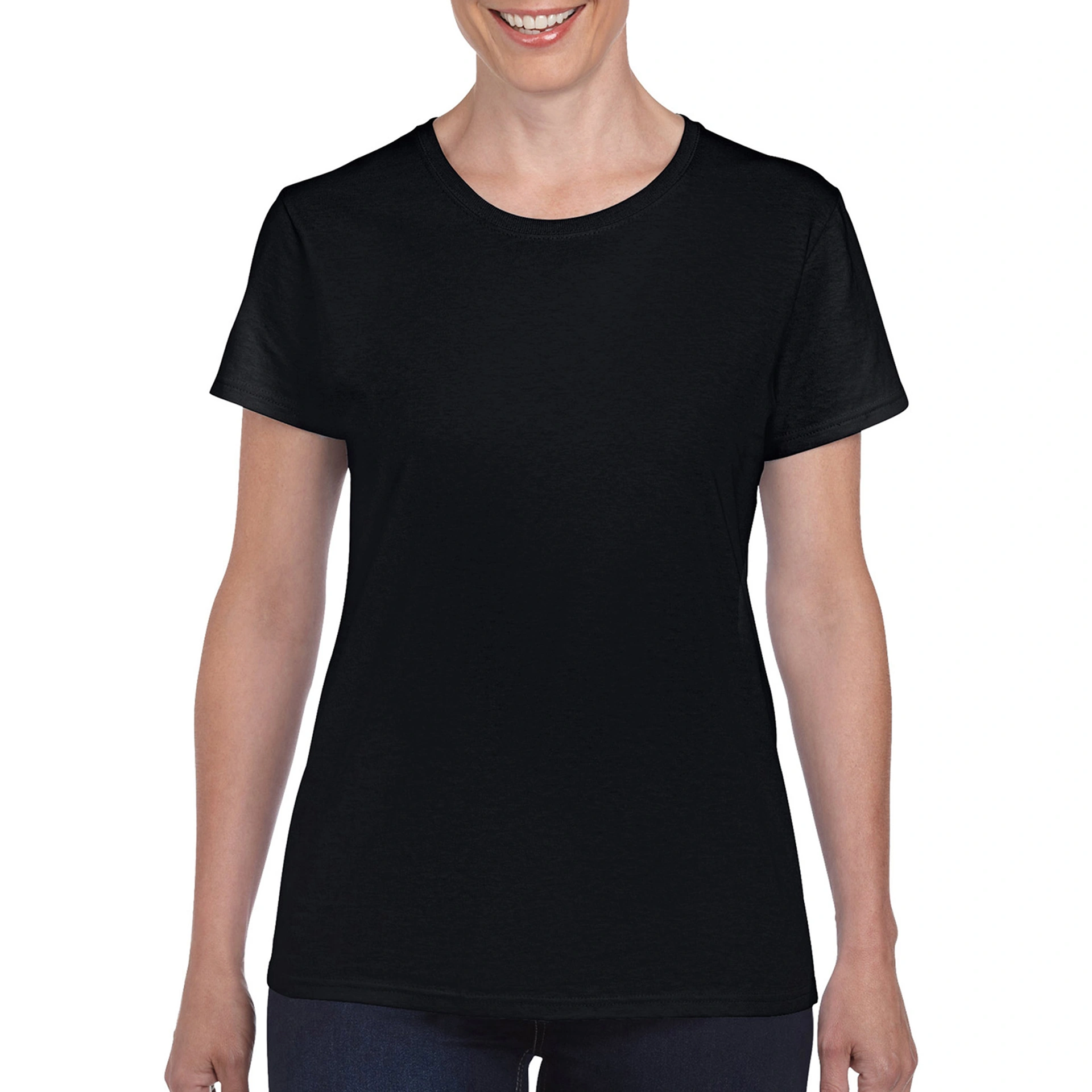 Футболка жіноча Heavy Cotton 180 - black / 2XL