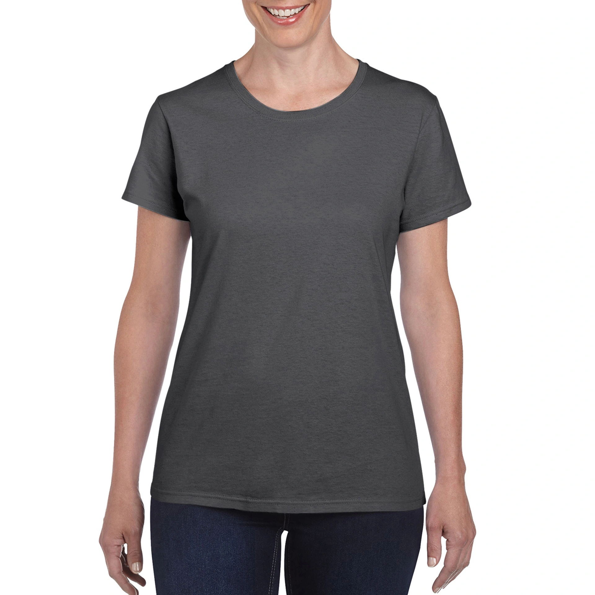 Футболка жіноча Heavy Cotton 180 - dark heather / 2XL