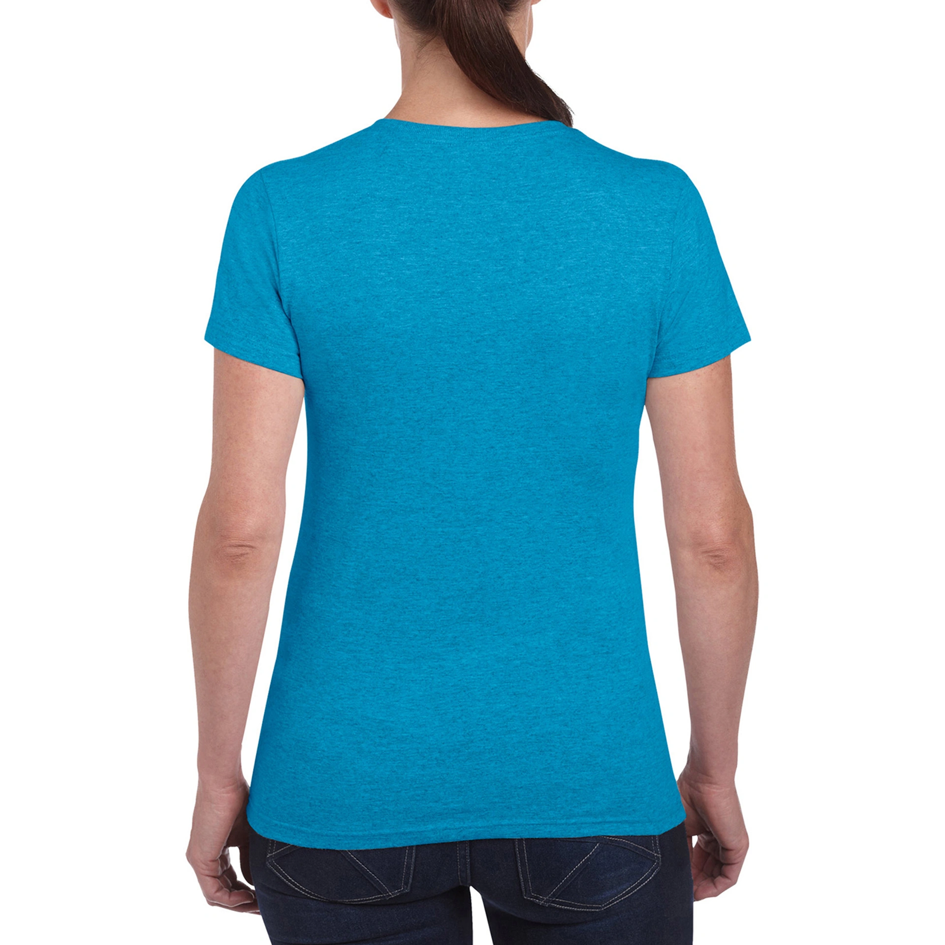 Футболка жіноча Heavy Cotton 180 - heather sapphire / 2XL