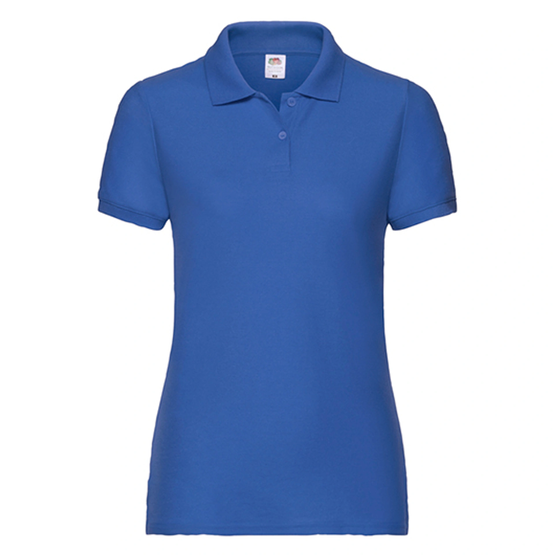 Теніска жіноча Fruit of the Loom 65/35 Polo - Синій (Royal Blue 51) / 2XL