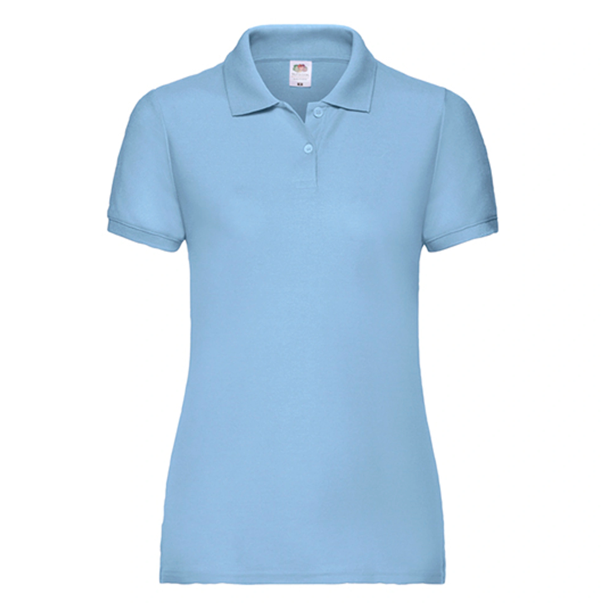 Теніска жіноча Fruit of the Loom 65/35 Polo - Блакитний / 2XL