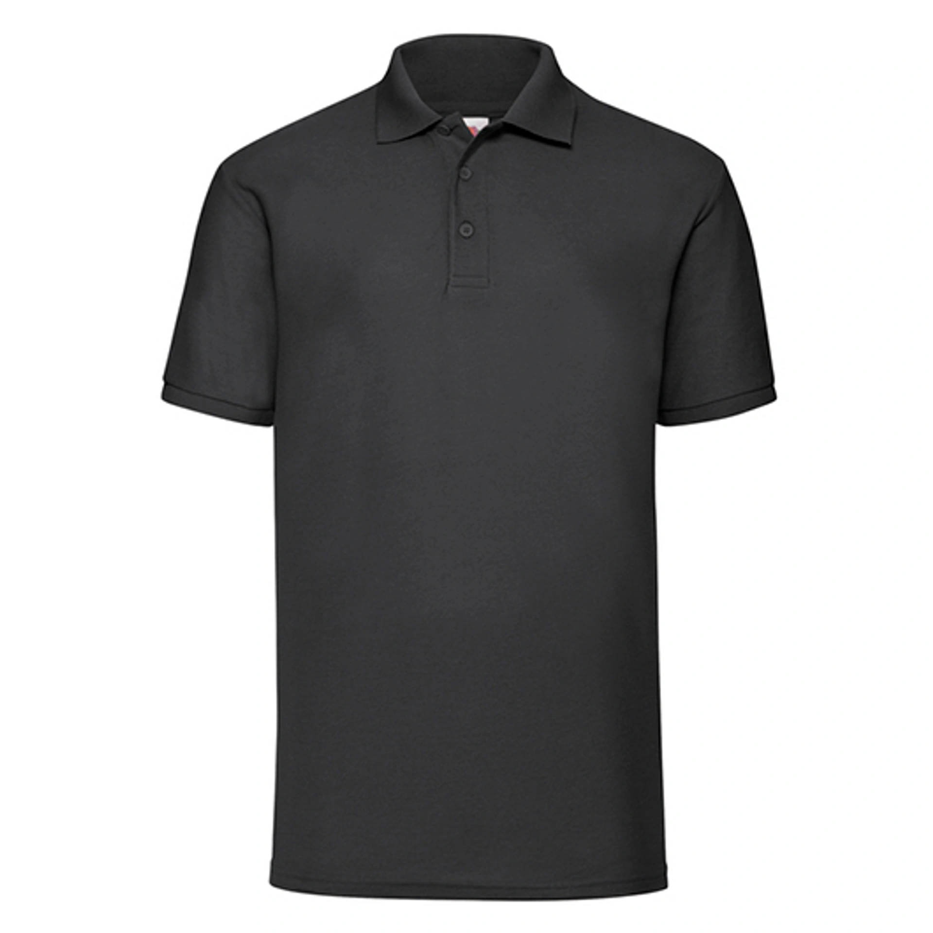 Теніска Fruit of the Loom 65/35 Polo - Чорний / 2XL