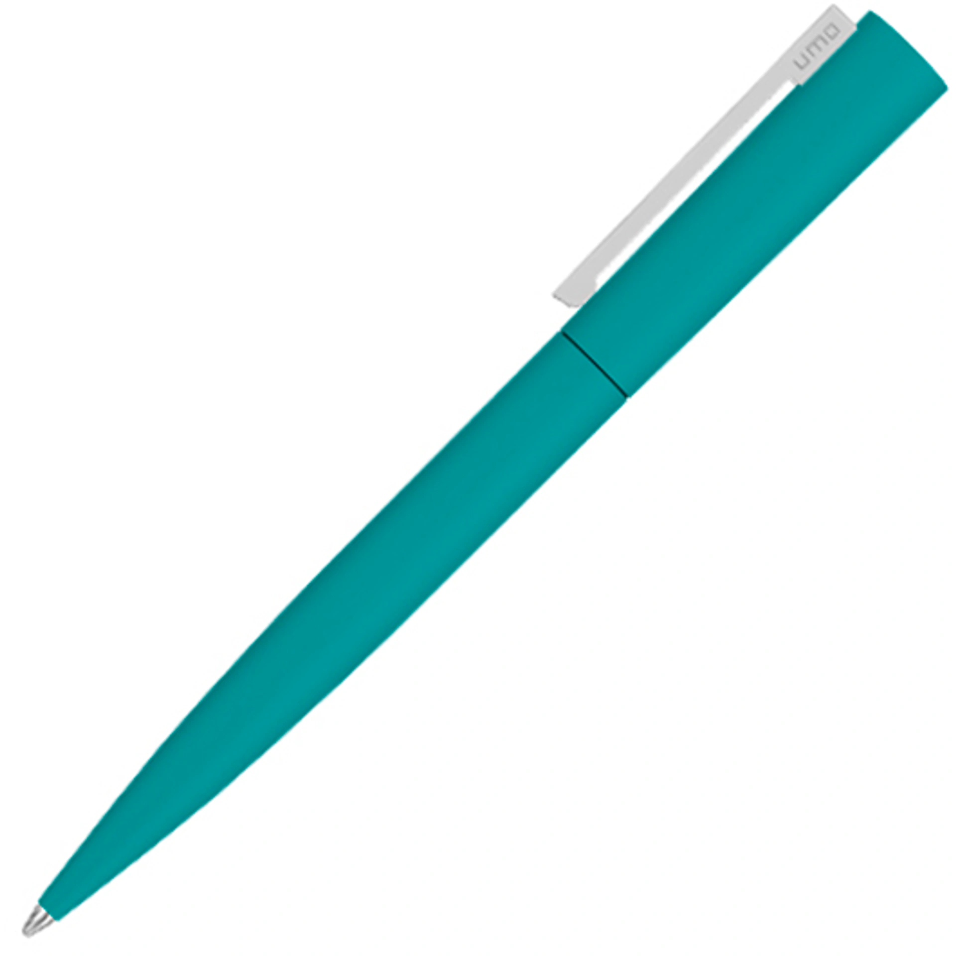 BRUSH GUM, Ручка кулькова з матовим покриттям Soft-Touch, метал - Блакитний