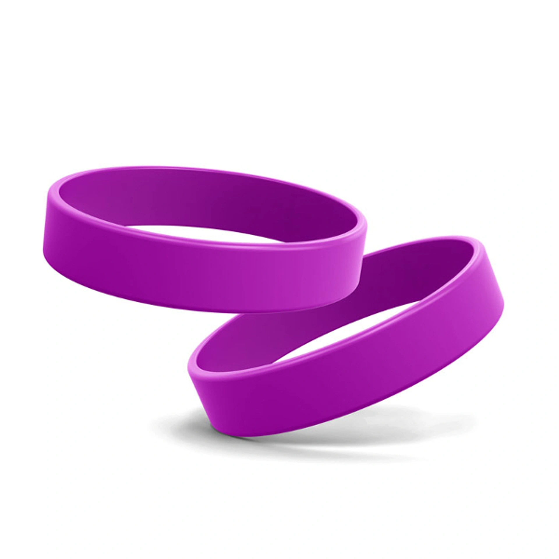 FORUM, Промо браслет 202x12x1, 2 мм, силікон - Pantone PURPLE C