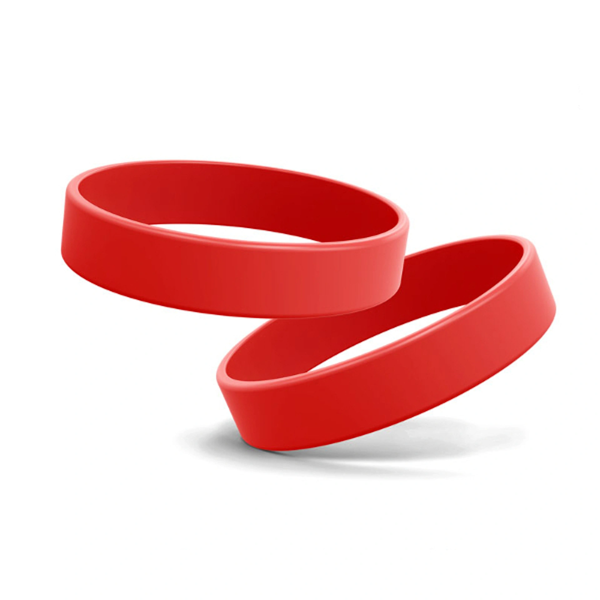 FORUM, Промо браслет 202x12x1, 2 мм, силікон - Pantone WARM RED C
