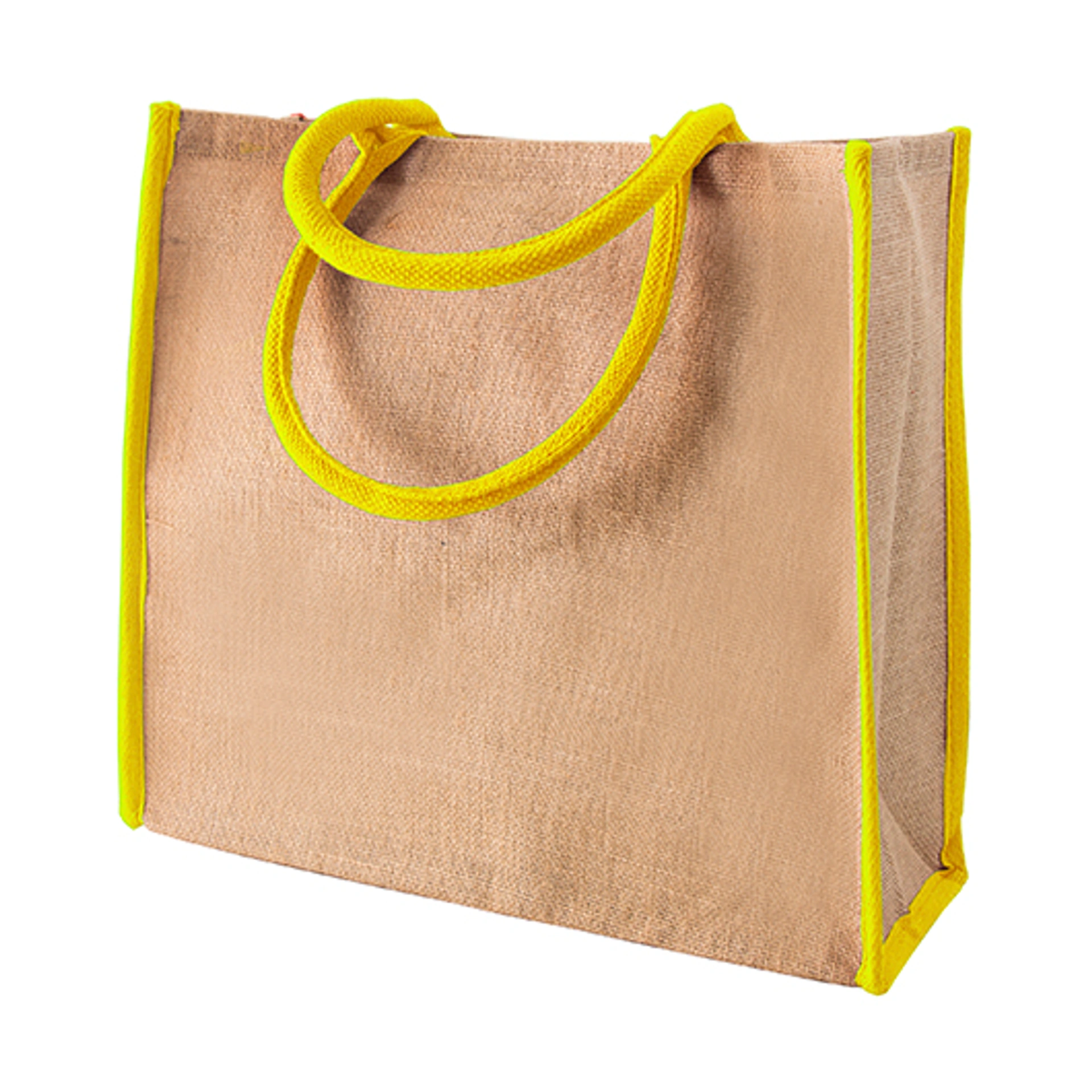 Сумка IVONA, джут 350 г(м2), 40х15х35 см - Жовтий