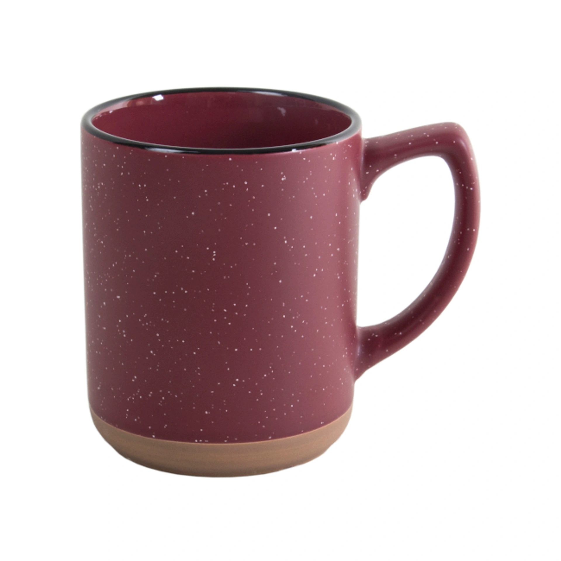 SAHARA, Ceramic mug with black rim, 320 ml