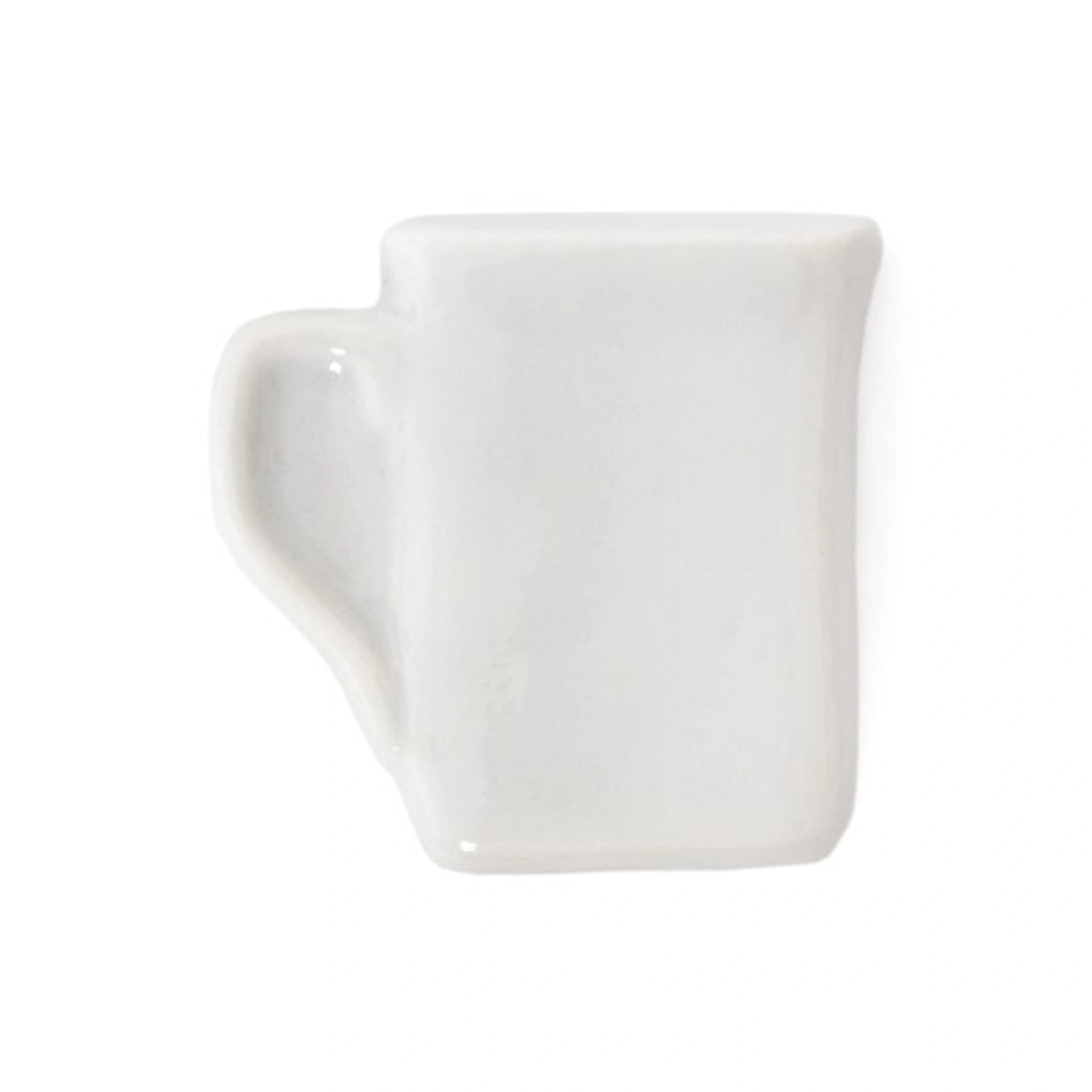 LITTLE CUP, Магніт 37x39 мм, кераміка - Білий