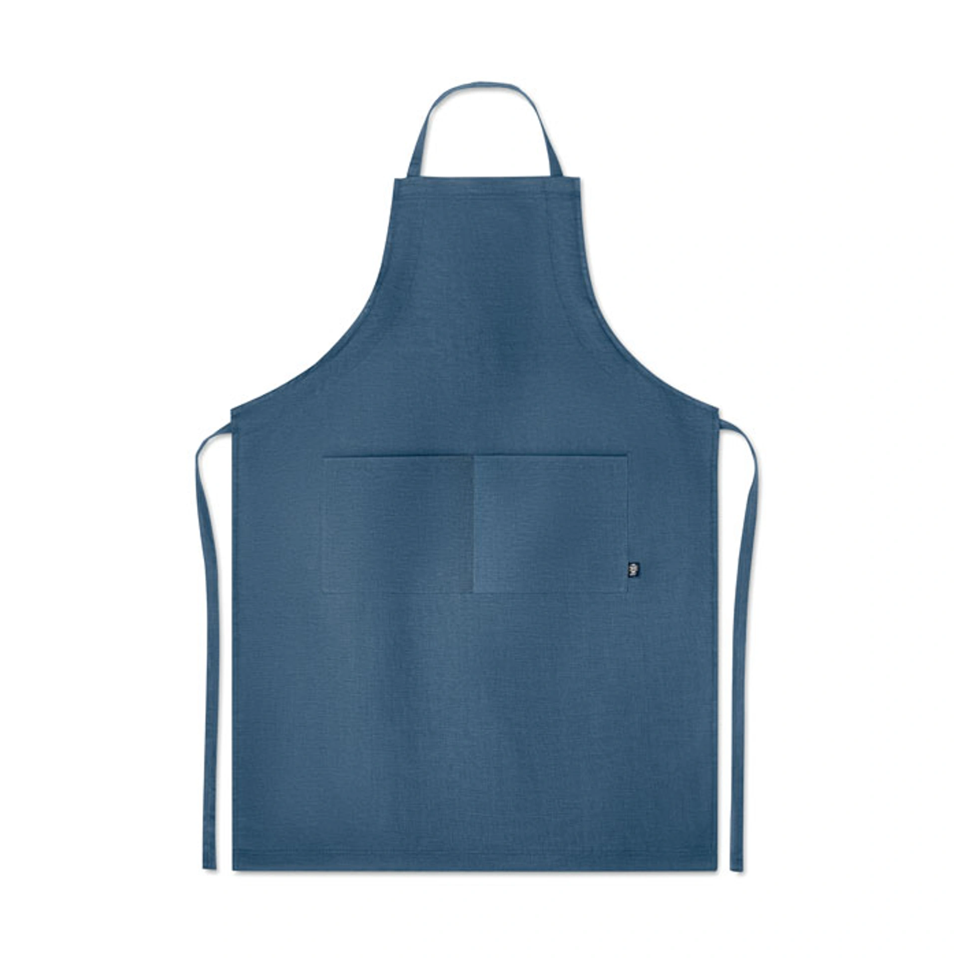 NAIMA APRON, Фартух кухонний, 98х69, 5 см, конопля - Синій