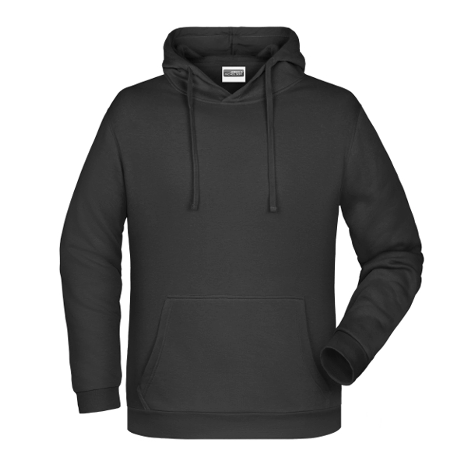 Худі промо чоловіче James Nicholson - Чорний / 2XL