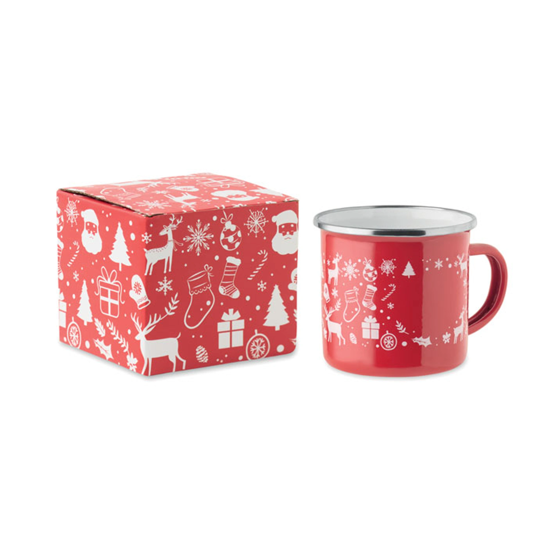 New Year's mug, SEASOMEL, 300 ml - Red