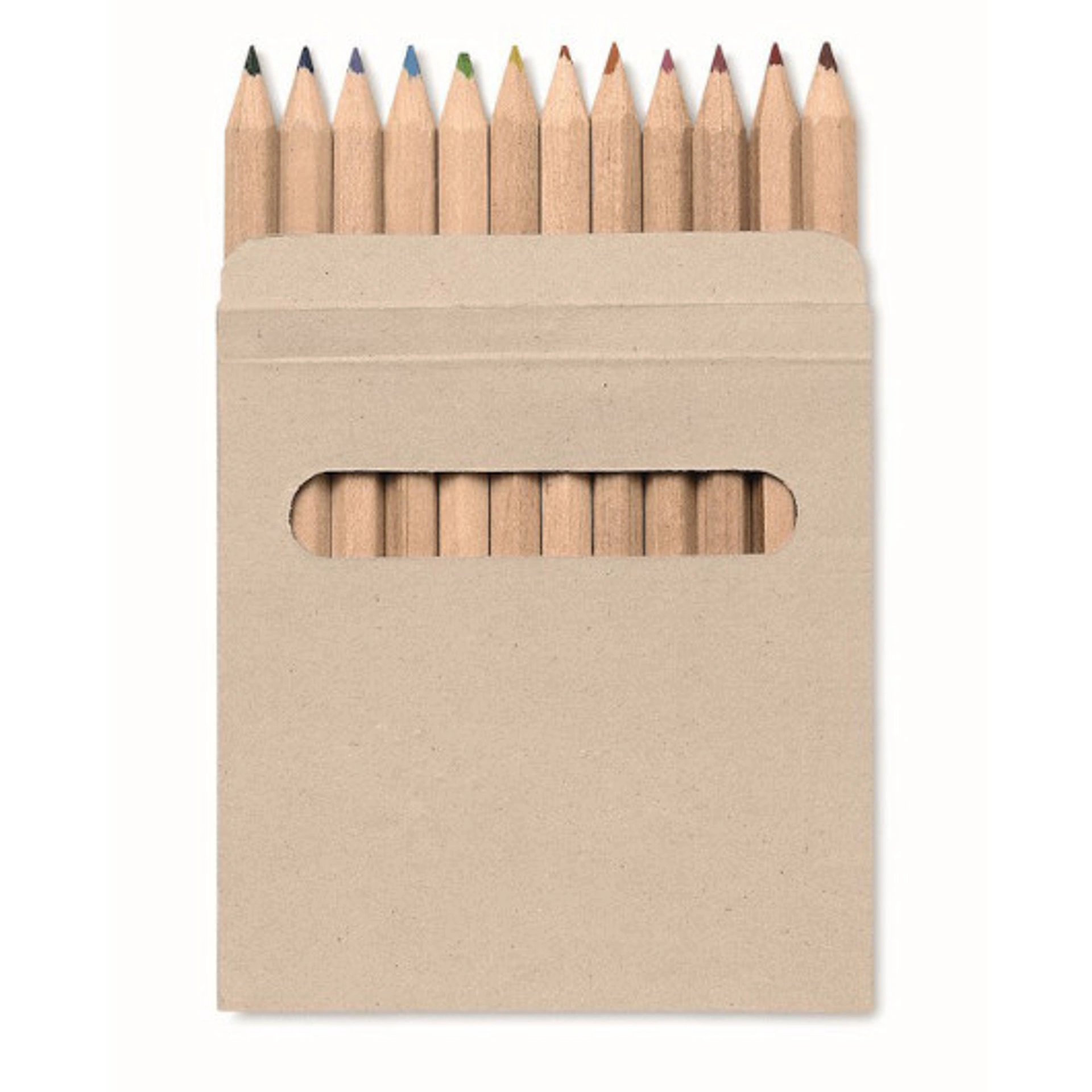 Набір з 12 бежевих олівців ARCOLOR, 9x9x0, 8 см - Бежевий