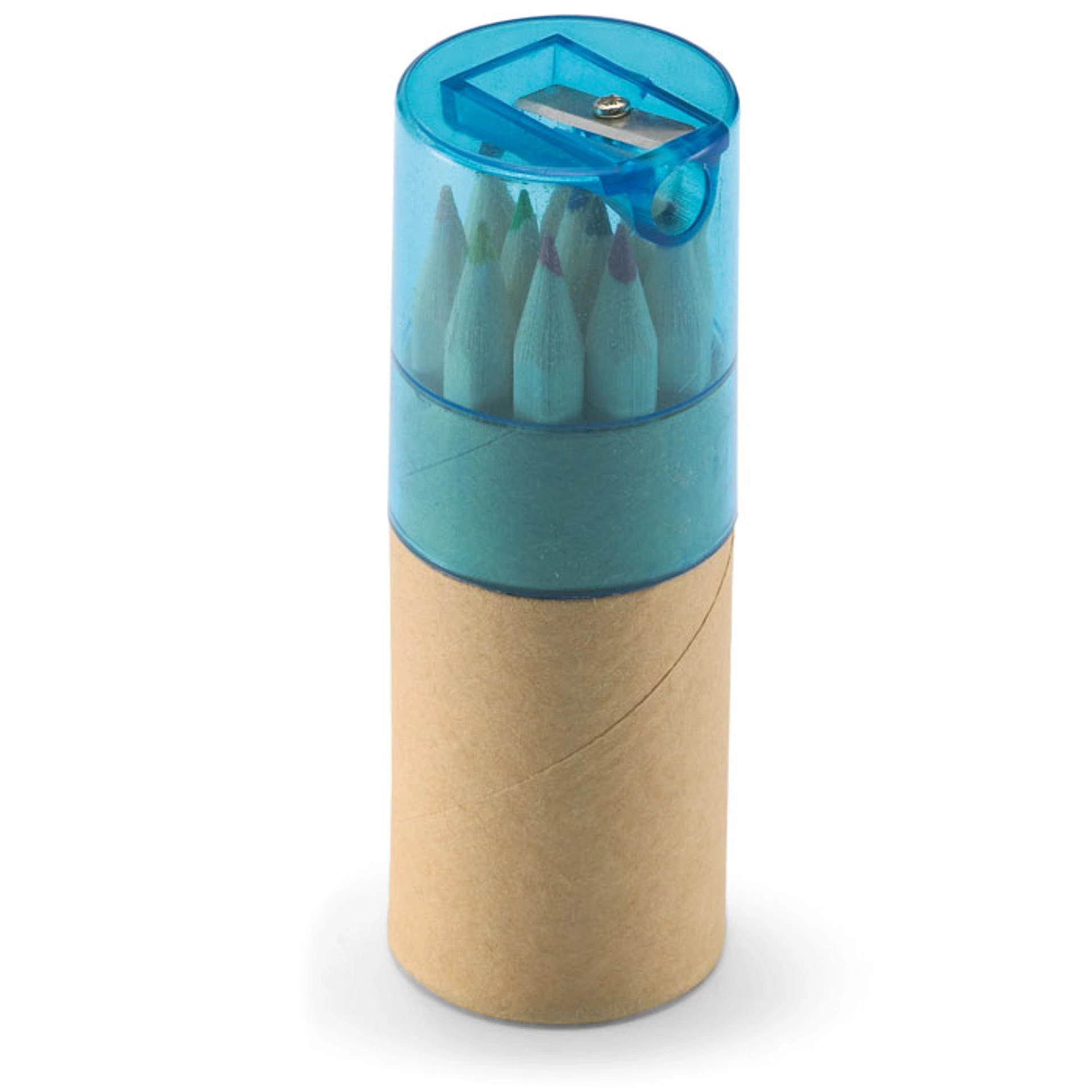 LAMBUT, Набір із 12 олівців в еко-тубусі з чинкою, Ø3, 6x10, 5 см - Pantone 2925C